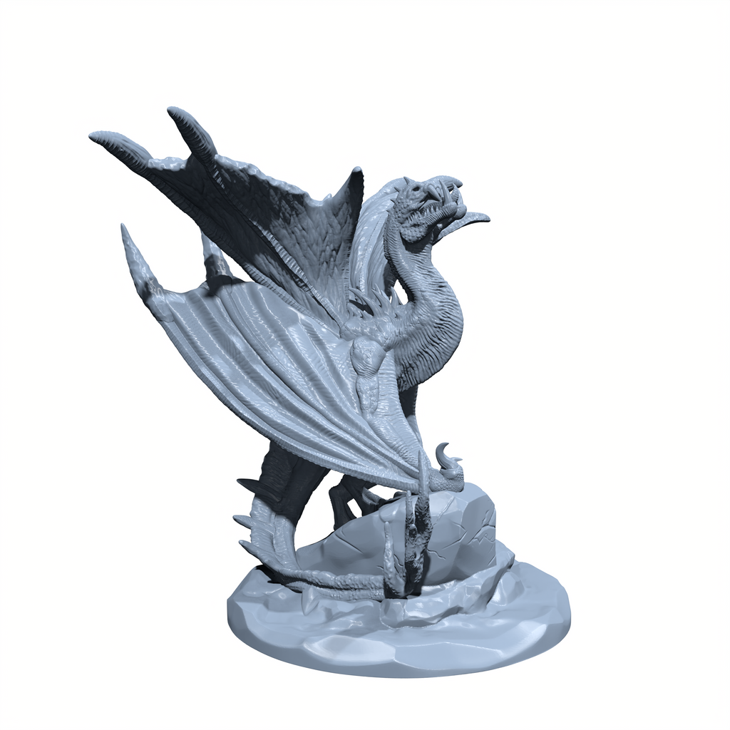 Venombite, the Sylvan Slayer | Tree Stalker | Forest Hunter Dragon Miniature for Tabletop games like D&D 5e and TTRPG  War Gaming
