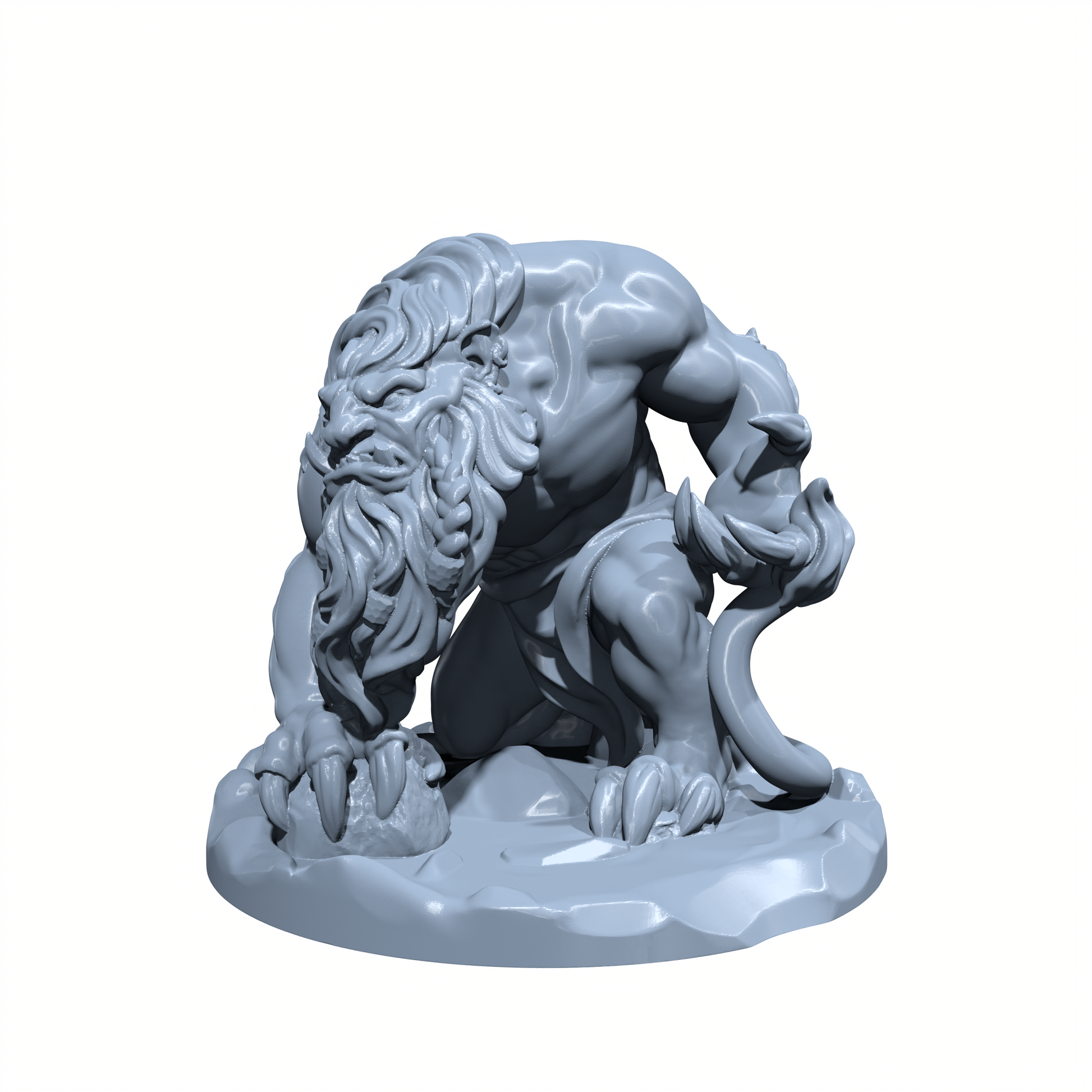 Stoneskin, the Unkillable Brute | Tunnel Troll Miniature for Tabletop games like D&D and War Gaming