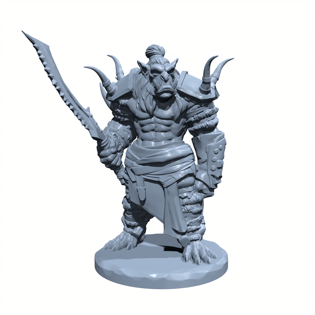 Ragtooth, the Bloody | Hobgoblin Miniature for Tabletop games like D&D and War Gaming