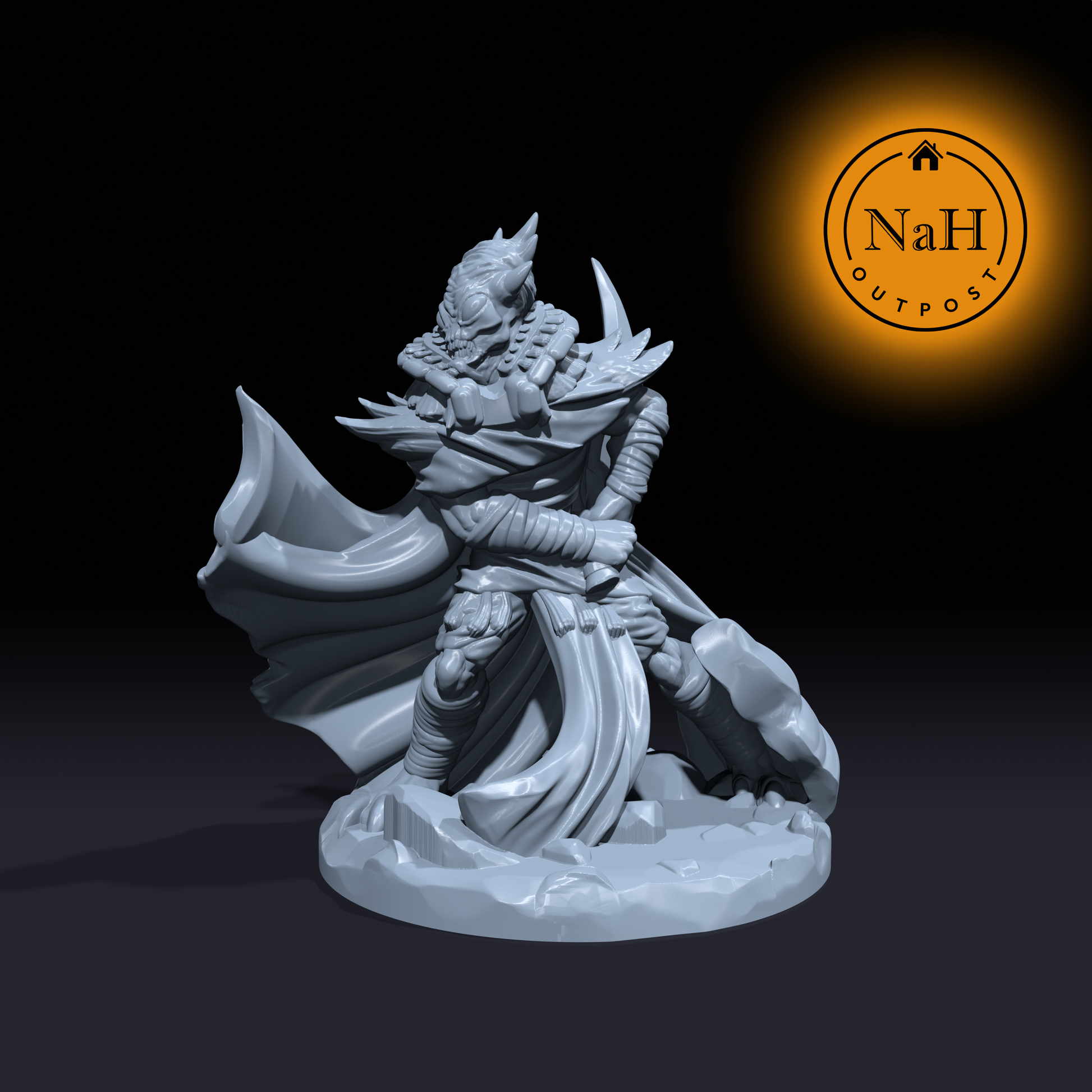 Whisperdeath, the Soul Render | Ultroloth | Ultraleth Miniature for Tabletop games like D&D and War Gaming