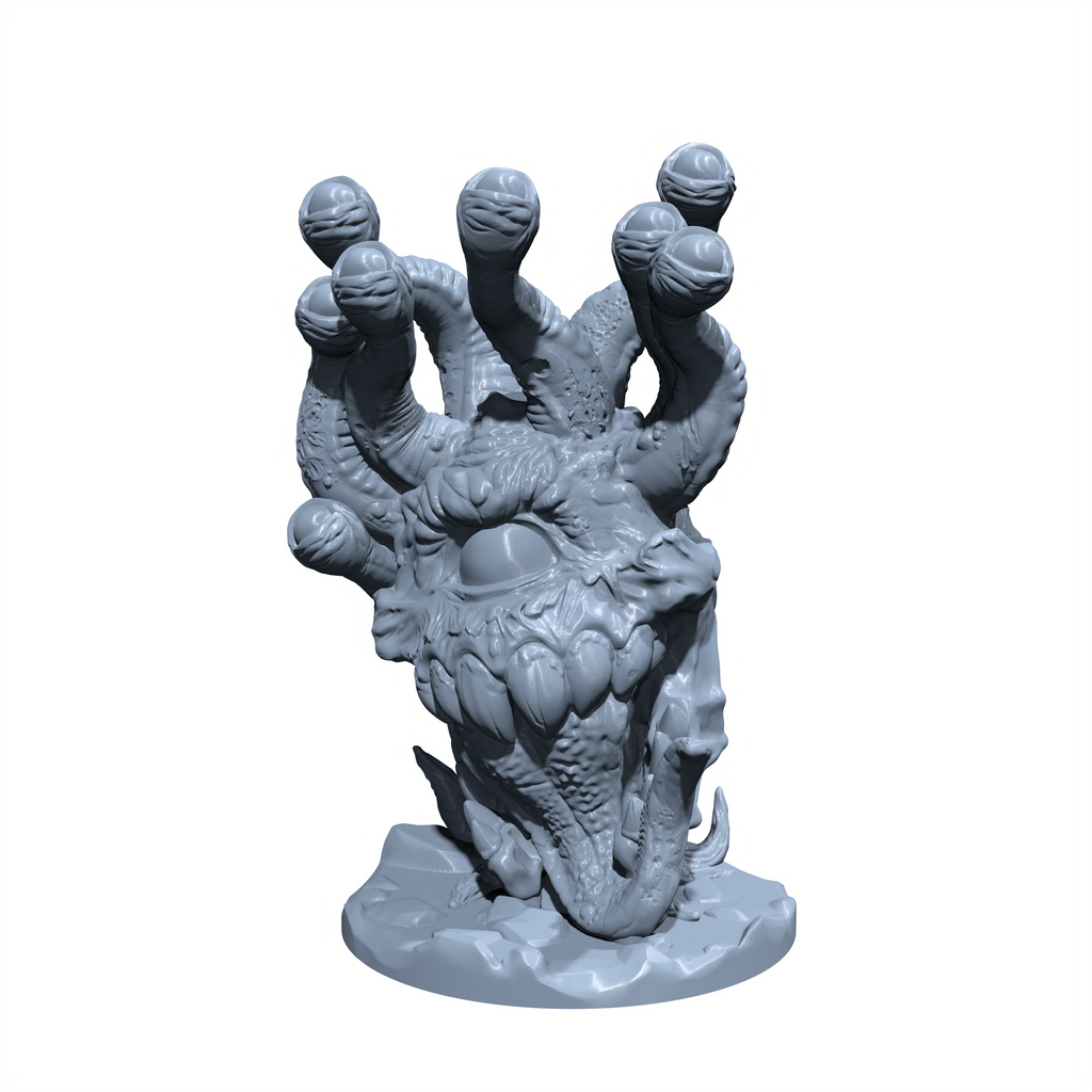 Deathgaze, the Unblinking Terror | Zombie Eye Holder | Undead Abomination Miniature for Tabletop games like D&D and War Gaming
