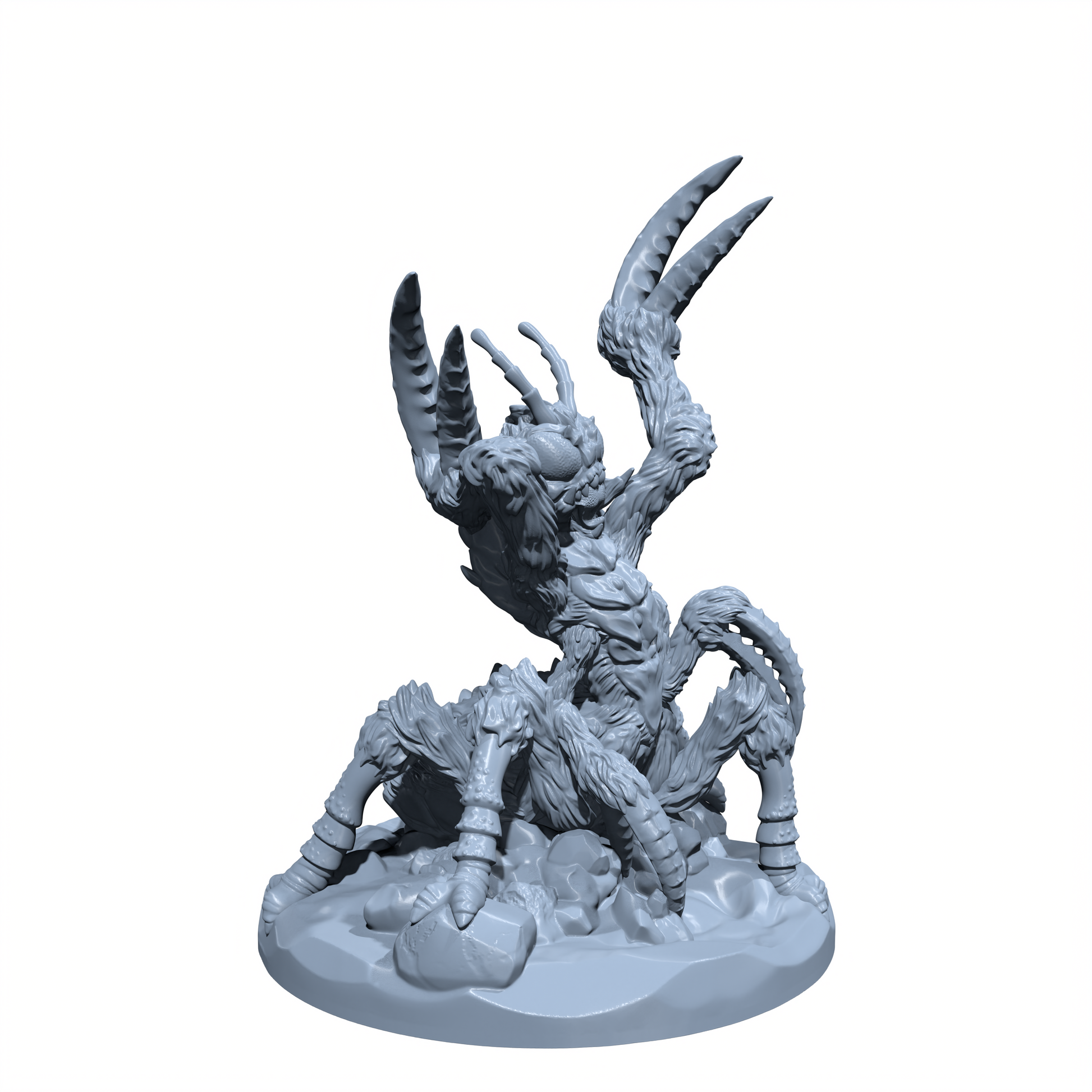 Skitterslice, the Silent Hunter | Giant Mantis | Urscytha Mantis Miniature for Tabletop games like D&D and War Gaming