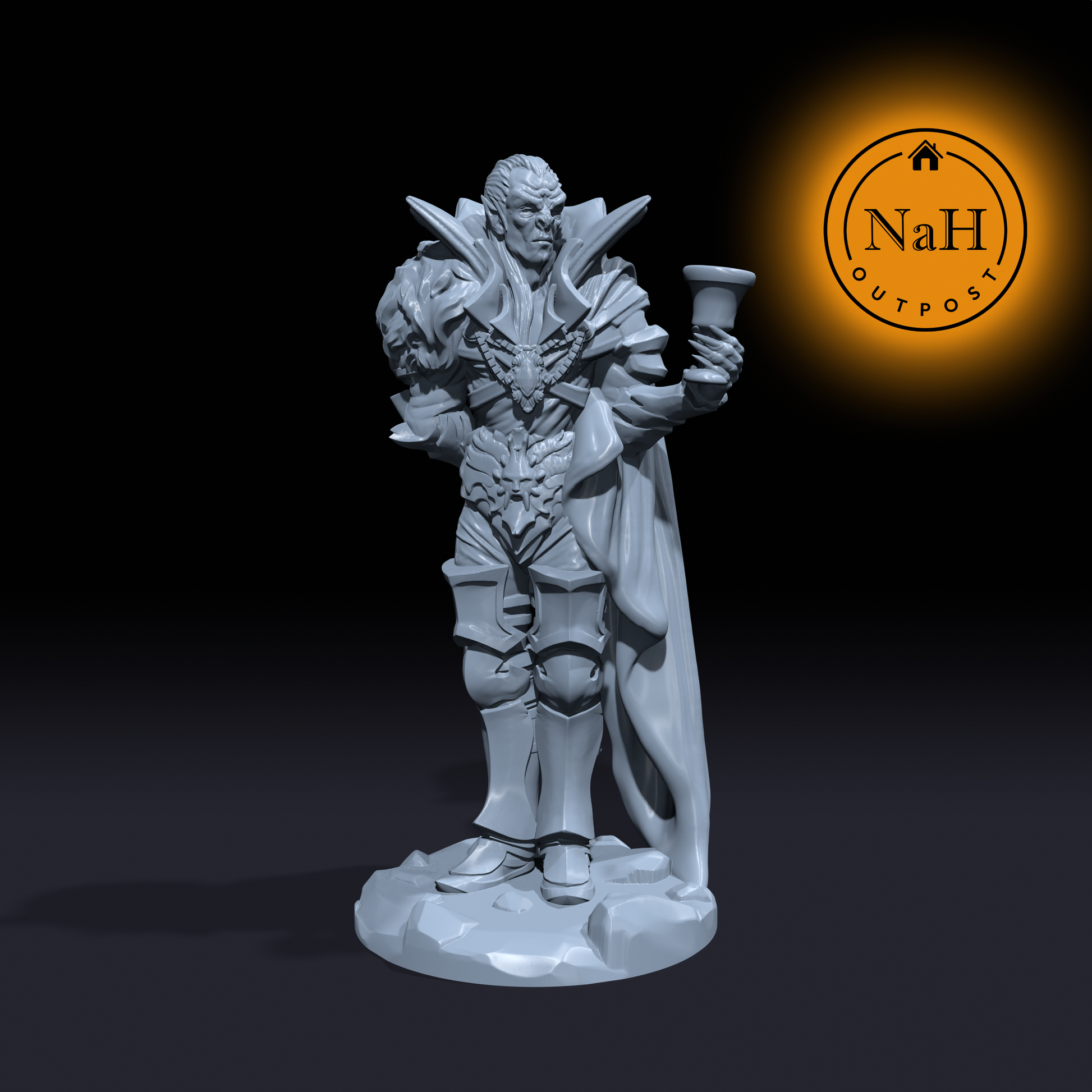 Draxon, the Blood Prince| Vampire Count Miniature for Tabletop games like D&D and War Gaming