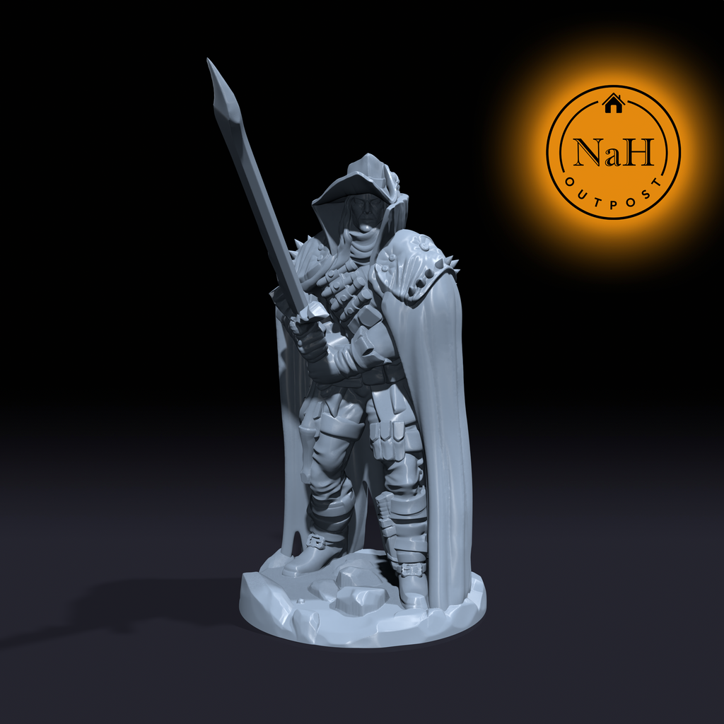 Gideon Greycloak | Van Helsing | Vampire Hunter Miniature for Tabletop games like D&D and War Gaming