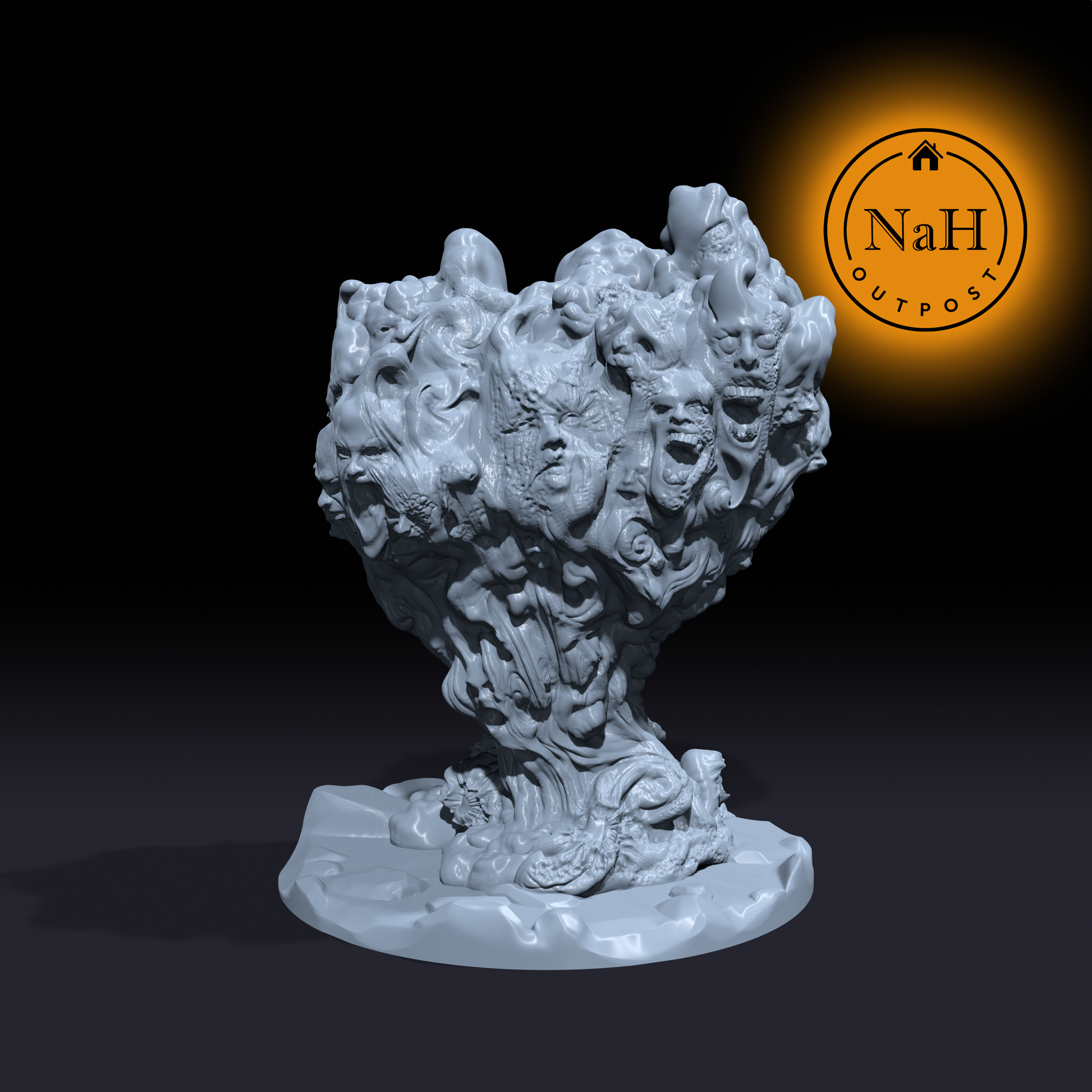 Caller in Darkness | Wailer Undead Miniature for Tabletop games like D&D and War Gaming