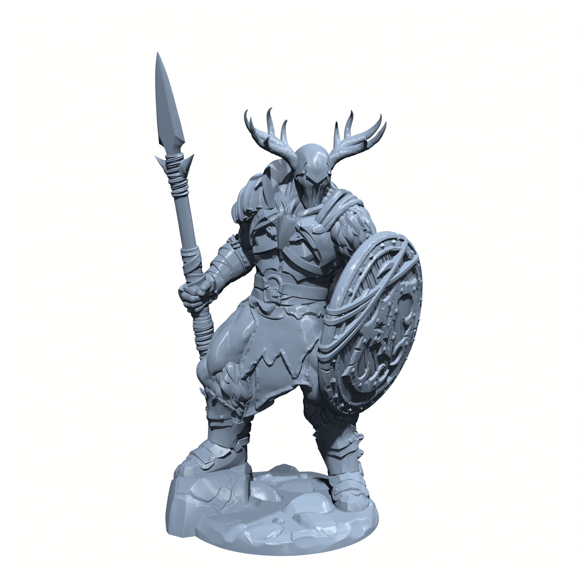 Bjorn Snowsteel, Defender of the Frozen Wastes | Winter Knight Miniature for Tabletop games like D&D and War Gaming