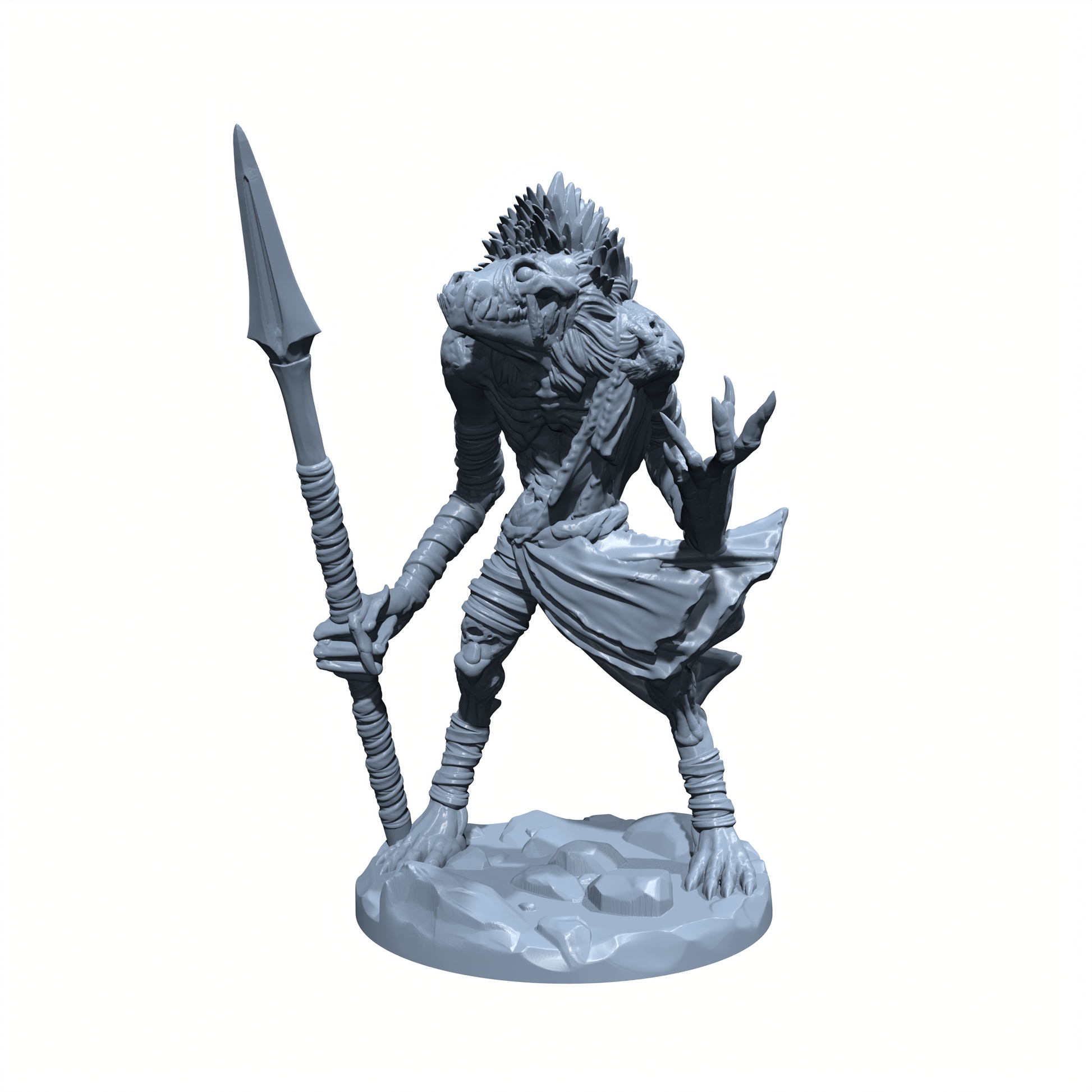 Hollowheart, the Lance of Oblivion | Witherer Miniature for Tabletop games like D&D and War Gaming