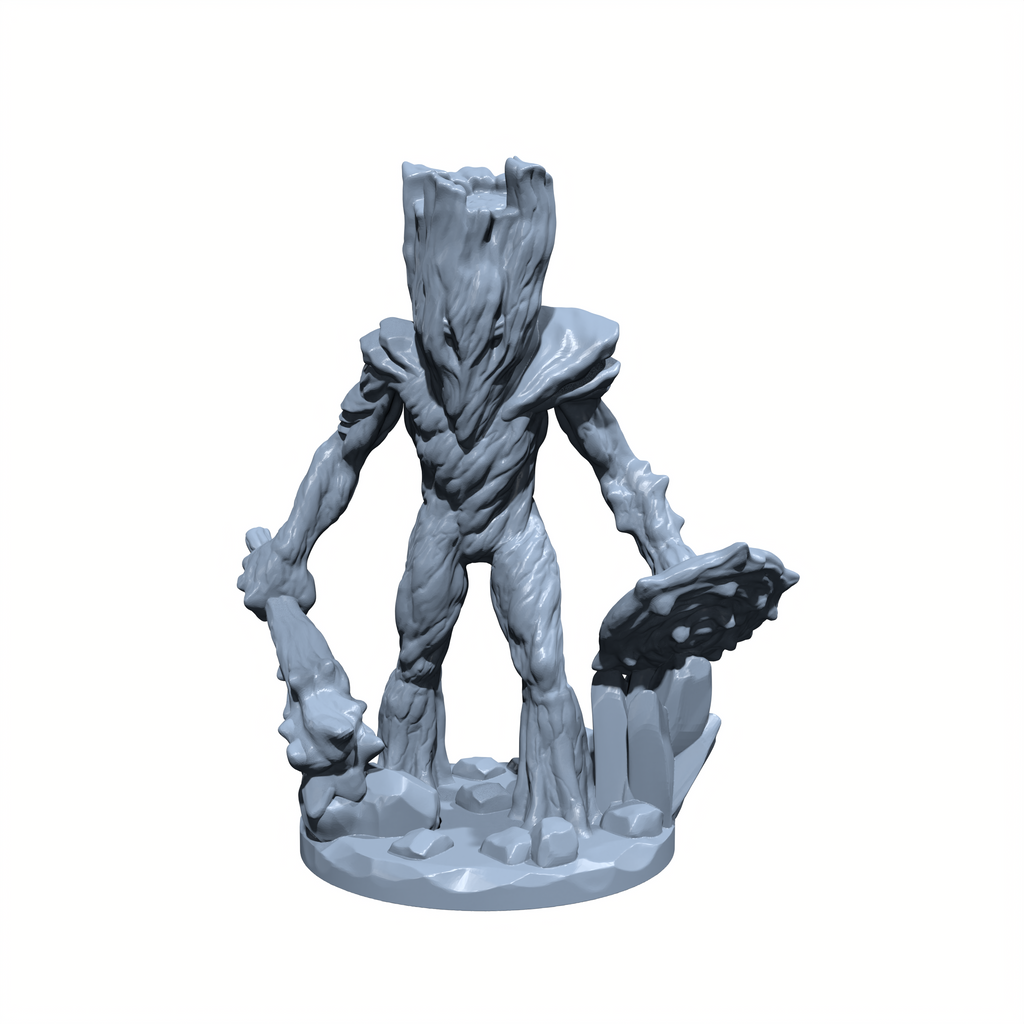 Thornshield, the Verdant Protector | Wood Woad | Wood Ward Miniature for Tabletop games like D&D and War Gaming
