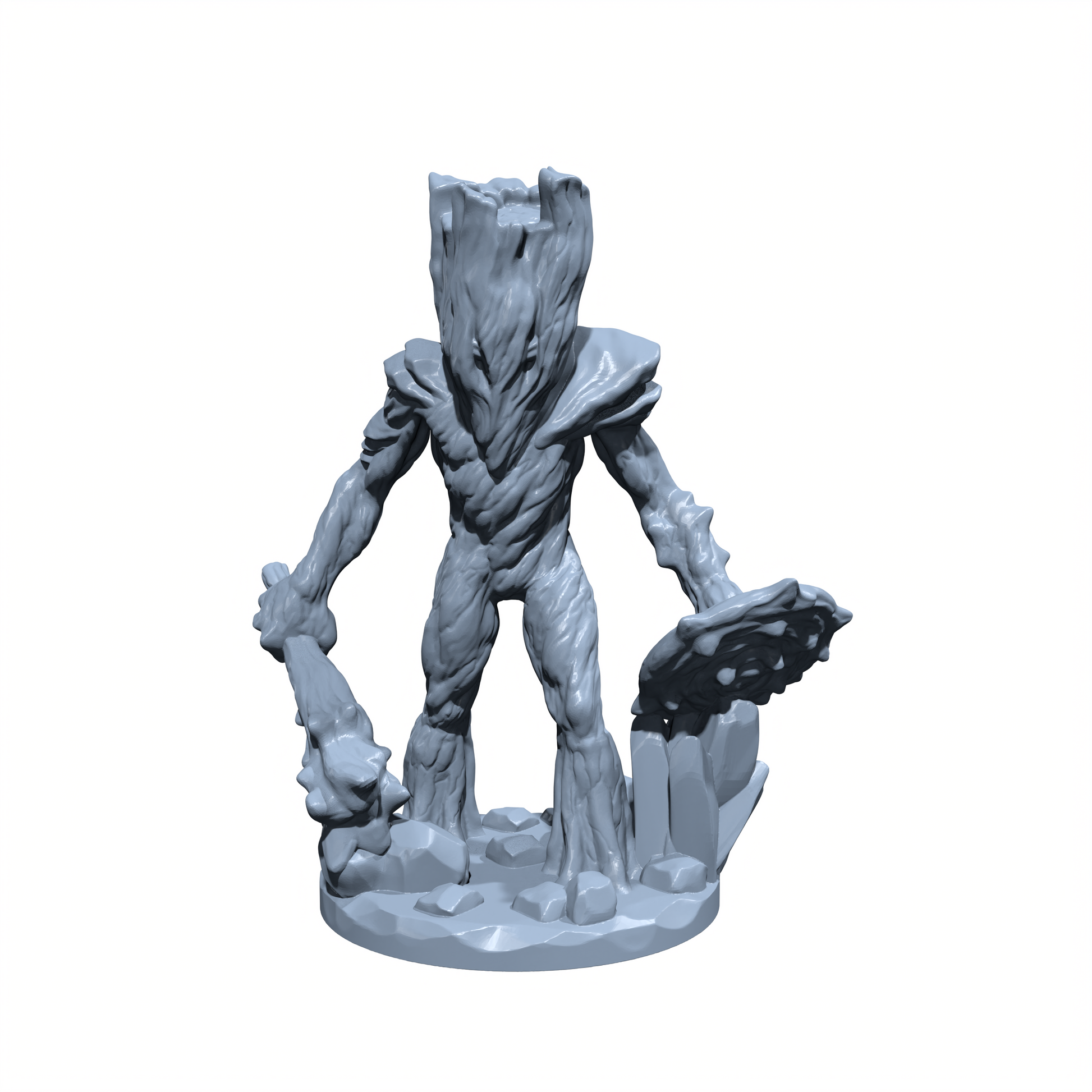 Thornshield, the Verdant Protector | Wood Woad | Wood Ward Miniature for Tabletop games like D&D and War Gaming