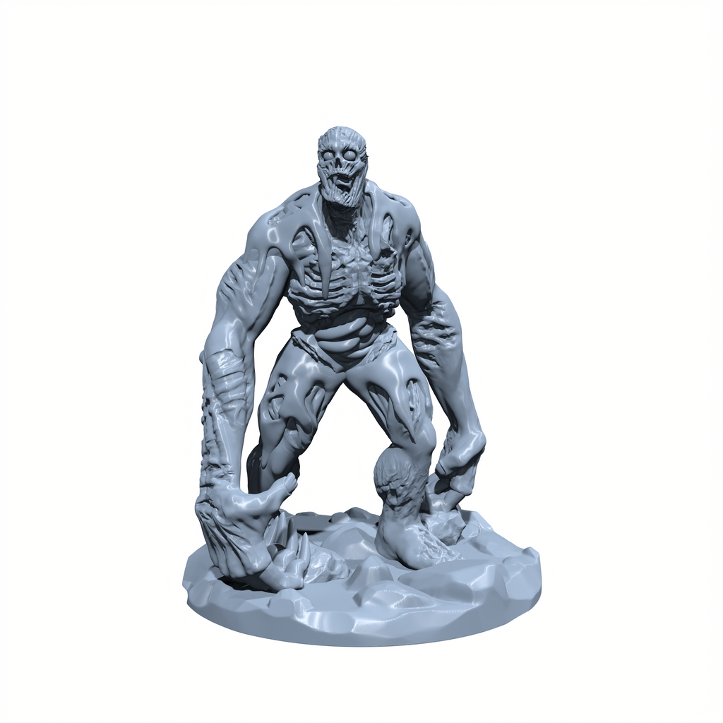 Rageborn, the Grave's Fury | Wrath Zombie | Undead Giant Miniature for Tabletop games like D&D 5e and TTRPG  War Gaming
