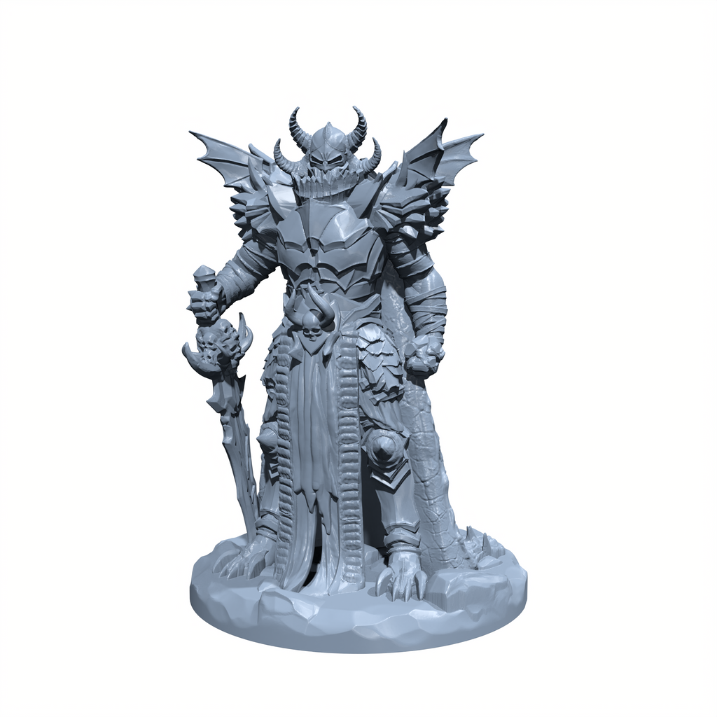 Dravak, the Drakehearted | Wyrm Lord | Dragonborn Fighter | Cleric | Paladin | Miniature for Tabletop games like D&D and War Gaming