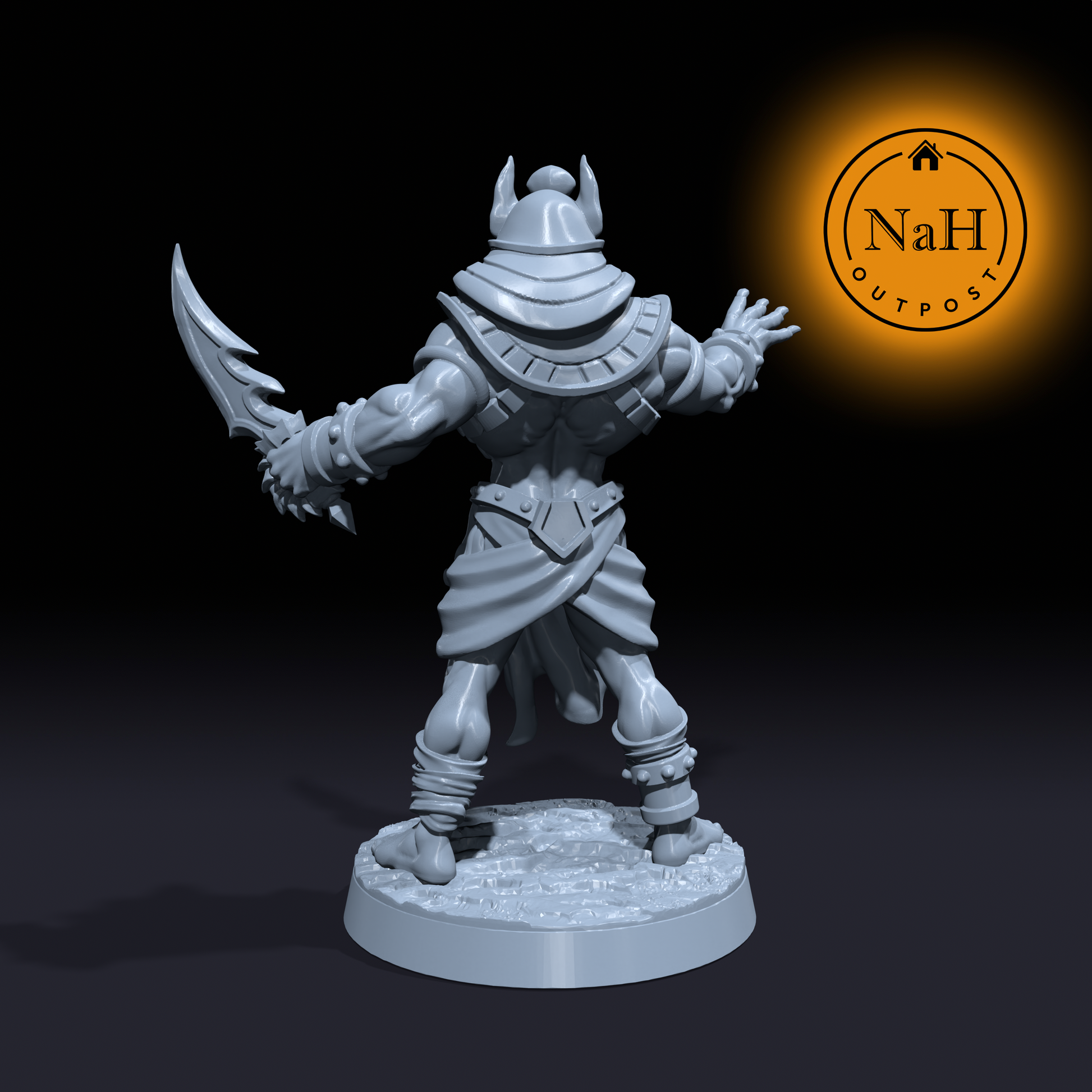 Nephthys Shadowguard | Anubti warriors | Anubis | Werewolf Rogue miniature for Tabletop games like D&D and War Gaming| Dungeons and Dragons Mini | RN estudio
