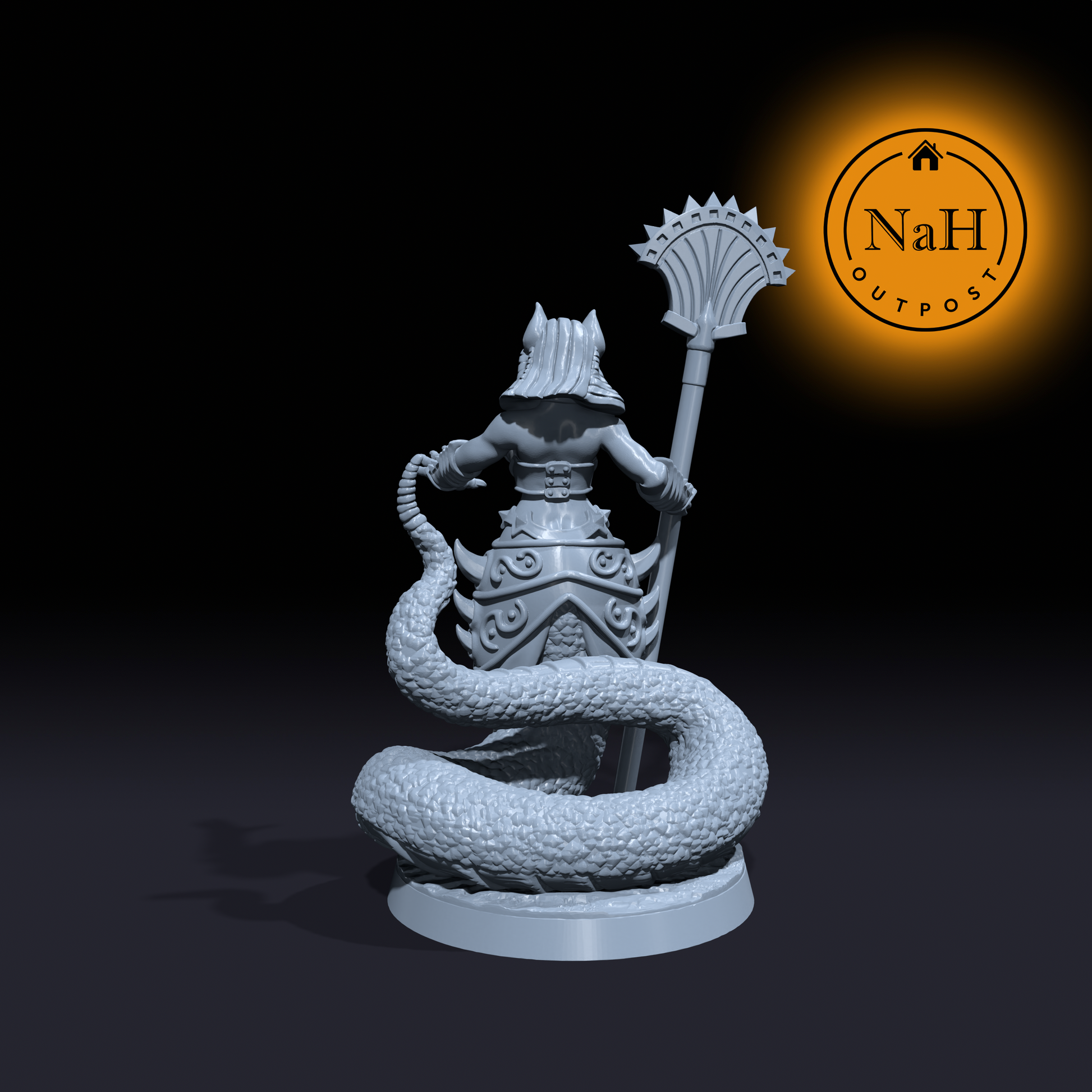 Seraphina Fangweave | Felibra | Bastet miniature for Tabletop games like D&D and War Gaming| Dungeons and Dragons Mini | RN estudio