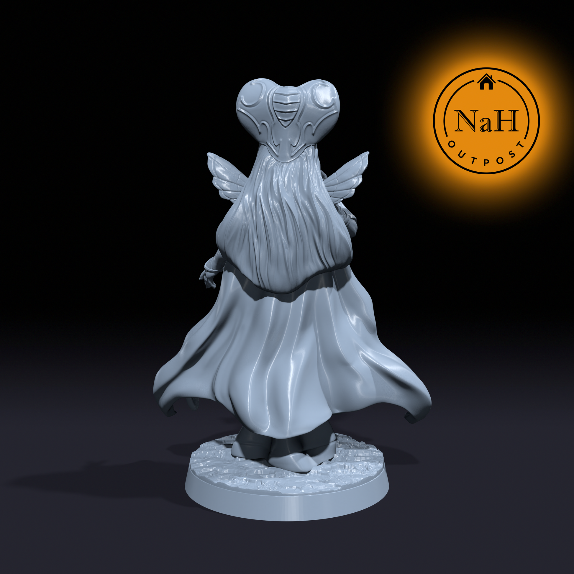 Neferet Serpenshroud | Meritamun | Female Sorcerer or Wizard miniature for Tabletop games like D&D and War Gaming| Dungeons and Dragons Mini | RN estudio