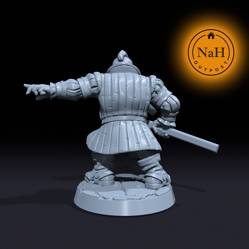 Gorim Hammerthorn | Bori van Gilden | Dwarf Barbarian miniature for Tabletop games like D&D and War Gaming| Dungeons and Dragons Mini