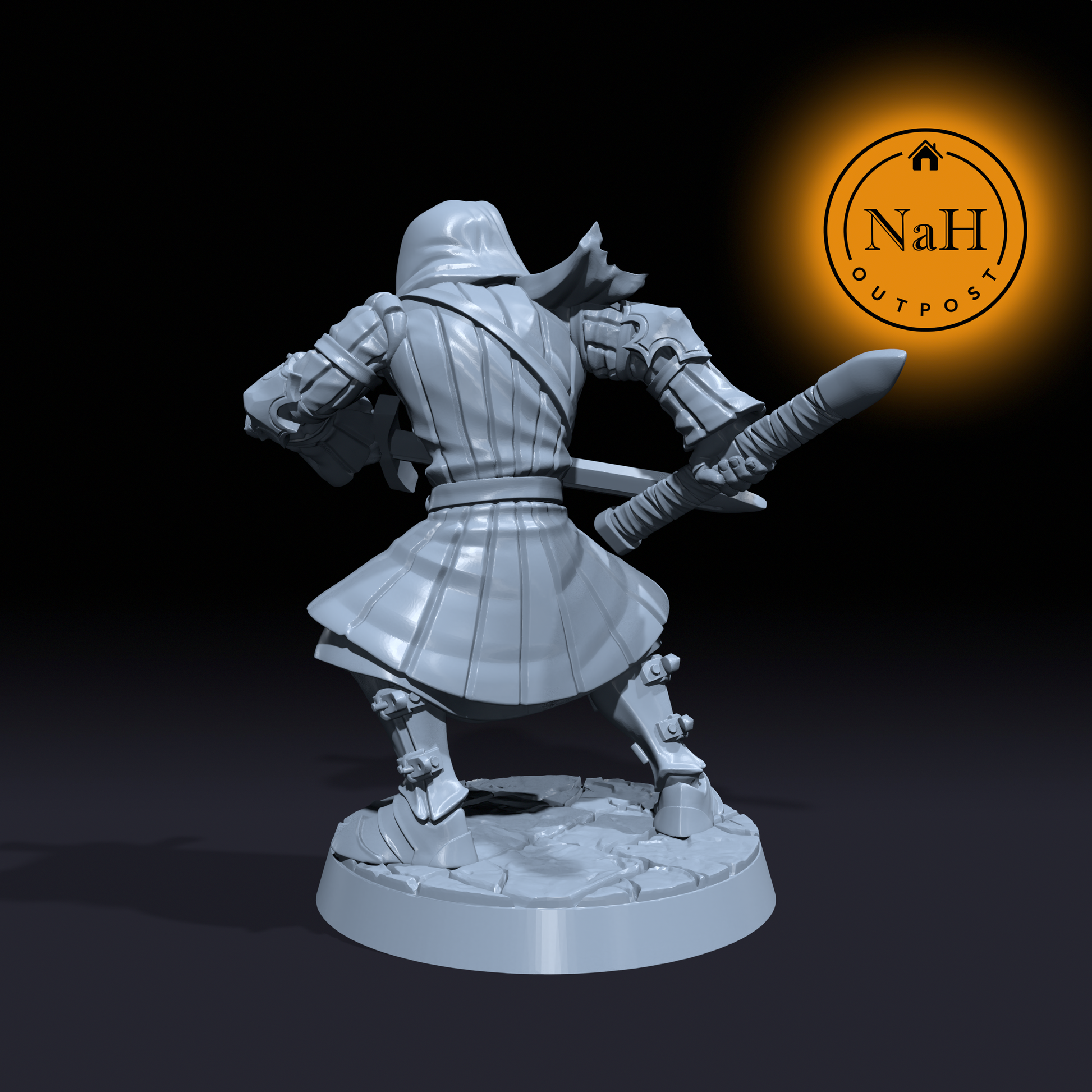 Marco Shadowstep | Count Giobaldo | Human Fighter miniature for Tabletop games like D&D and War Gaming| Dungeons and Dragons Mini