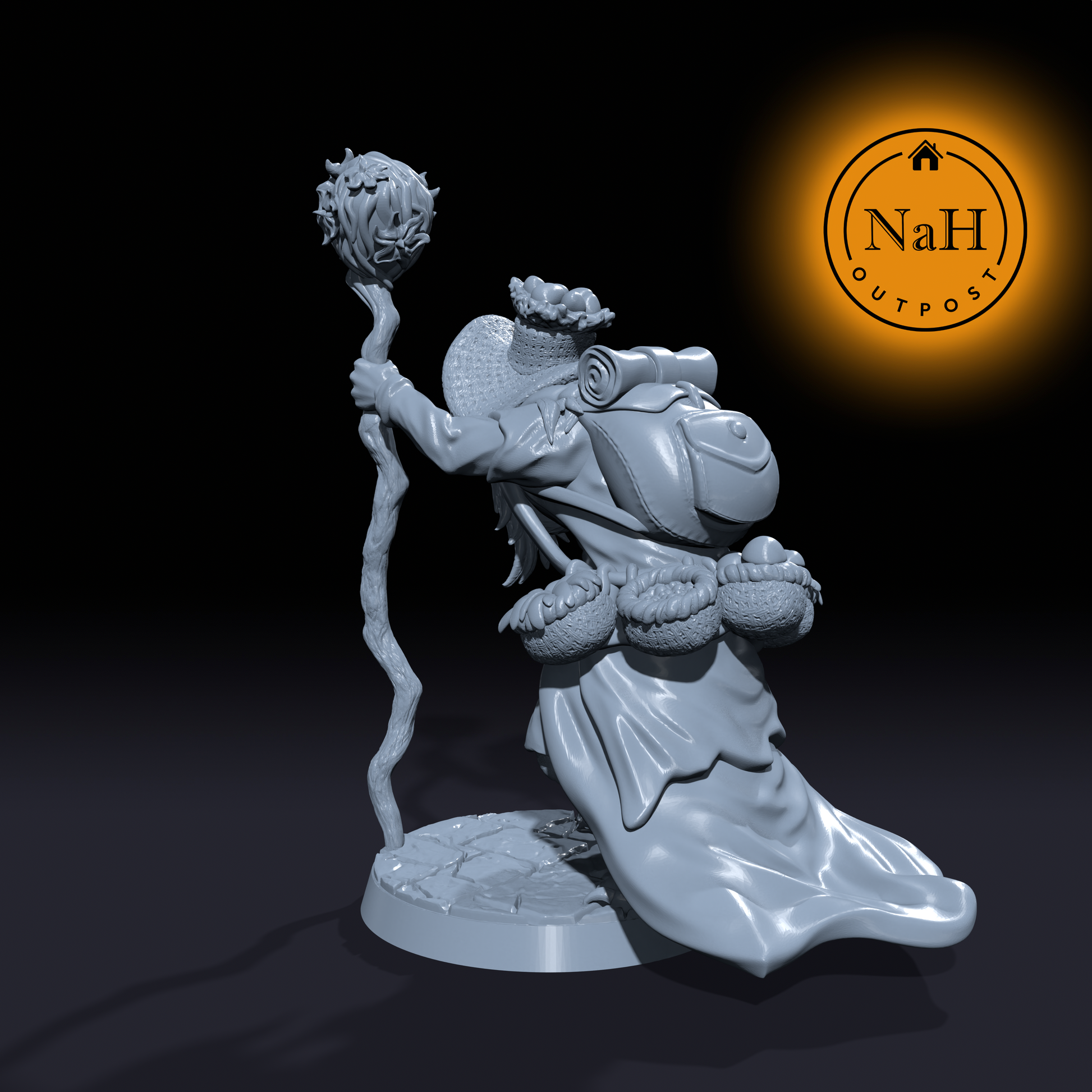 Kraven Feathergale | Dhrameek | Kenku | Aarakocra Miniature for Tabletop games like D&D and War Gaming| Dungeons and Dragons Mini