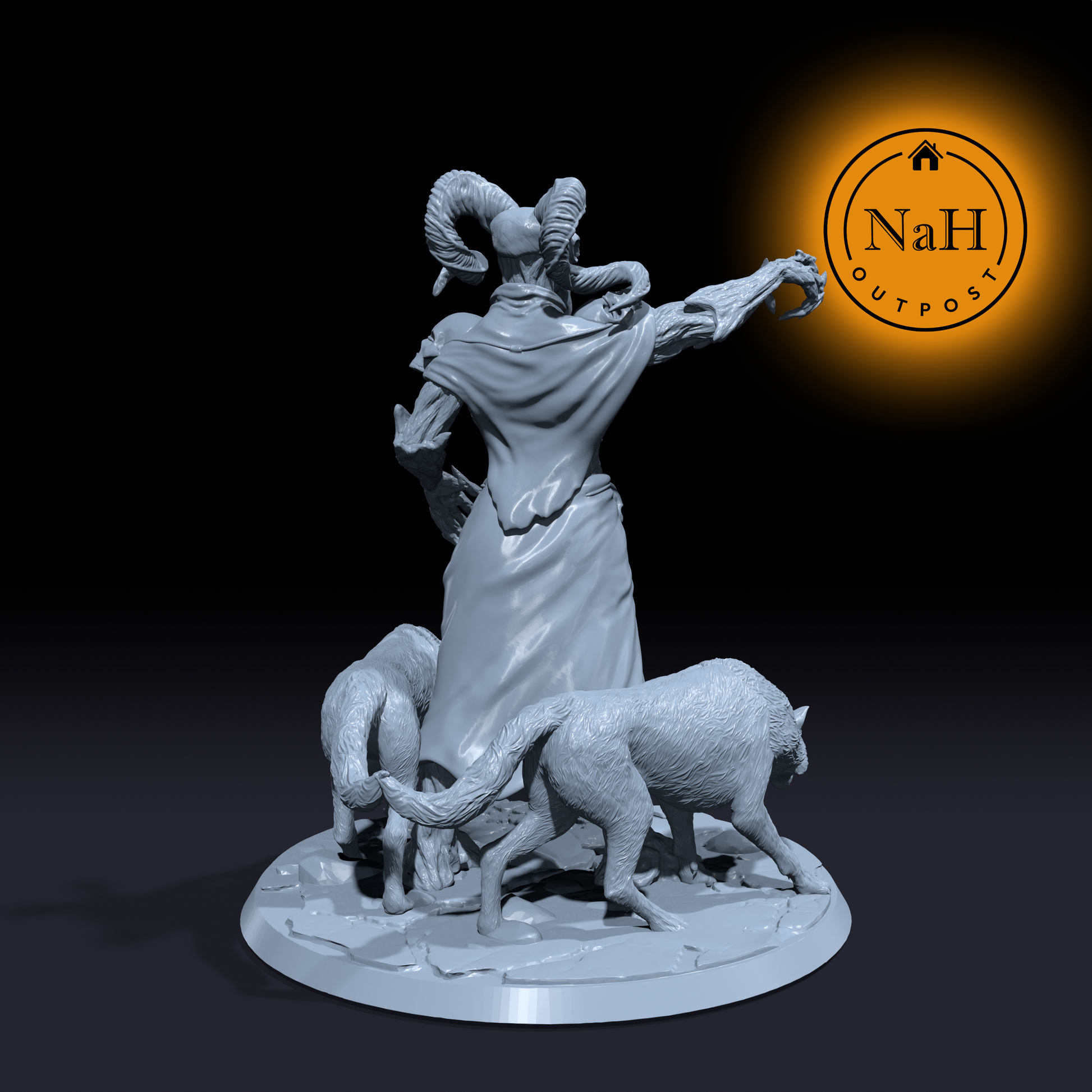 Keoghradan, Stalker of the Wildwood | Leshen | Wendigo miniature for Tabletop games like Dungeons and Dragons  and War Gaming