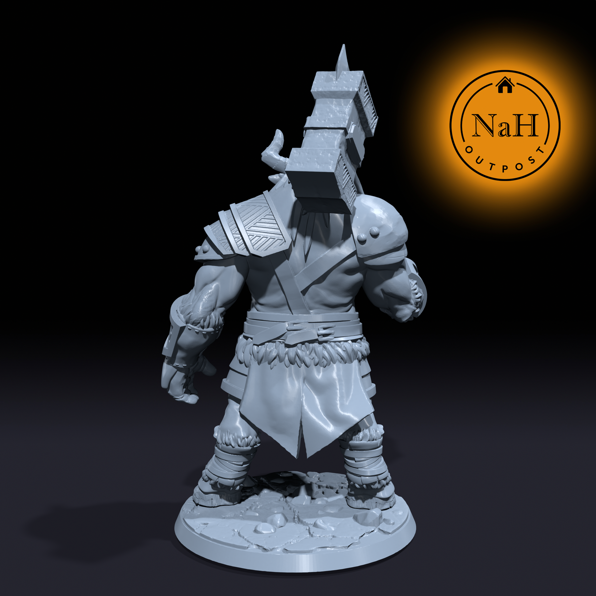 Ironhide, Unbreakable Brute | Nautrir | Minotaur miniature for Tabletop games like D&D and War Gaming| Dungeons and Dragons Mini | RN estudio