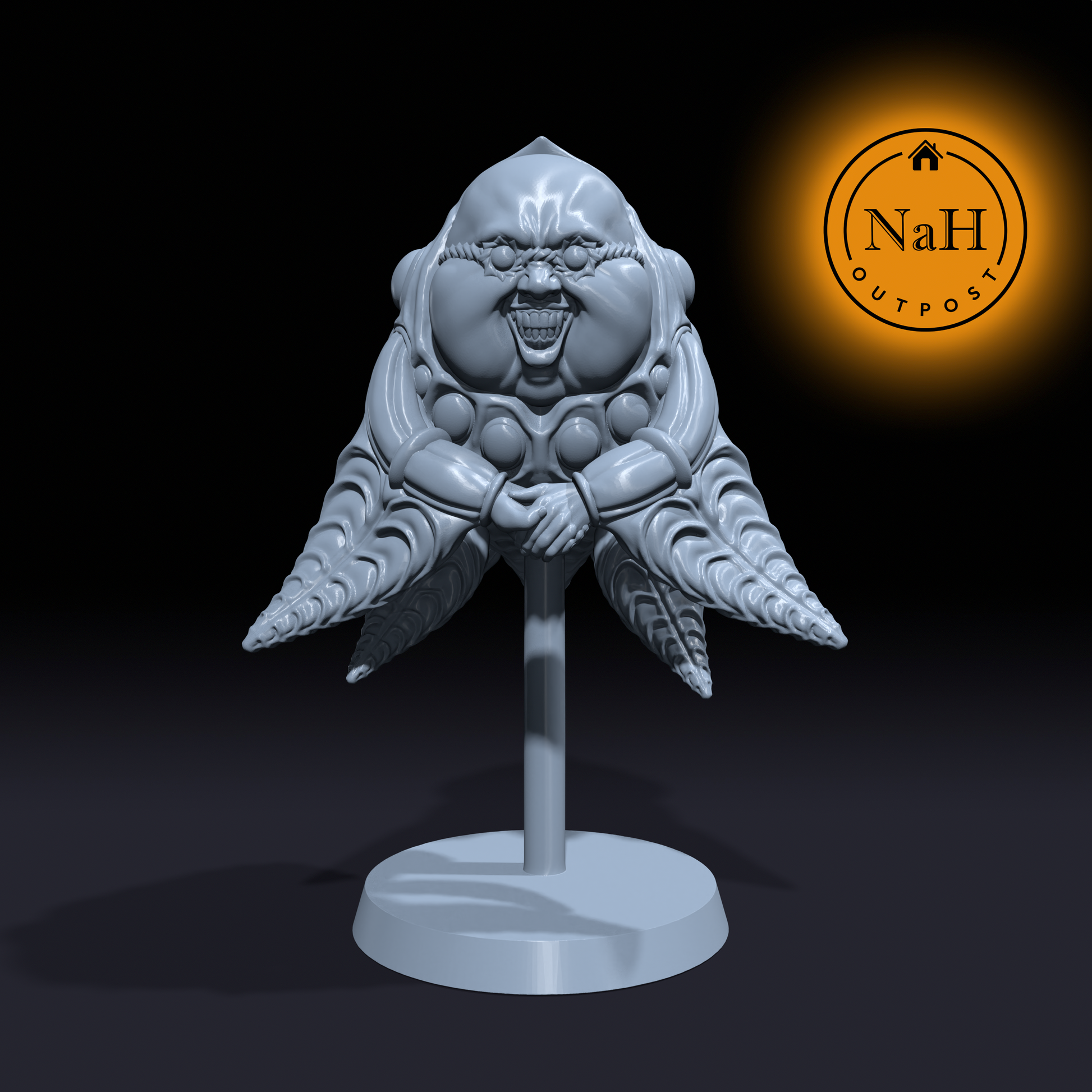 Kubiki, the Whisperer | God Hand Demon miniature for Tabletop games like D&D and War Gaming| Dungeons and Dragons Mini | RN estudio