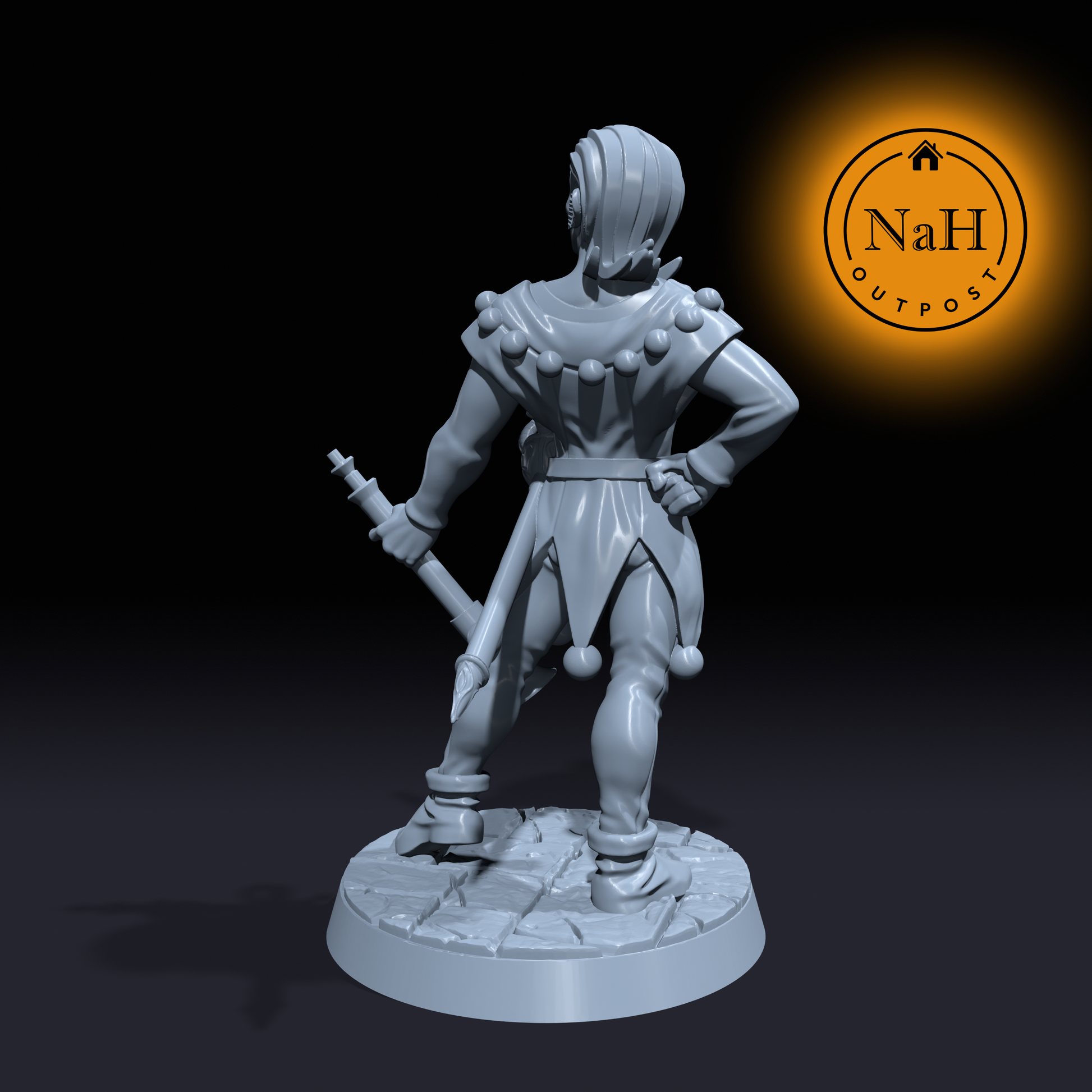 Isidor, the Dazzling Virtuoso | Human Male bard miniature for Tabletop games like D&D and War Gaming| Dungeons and Dragons Mini