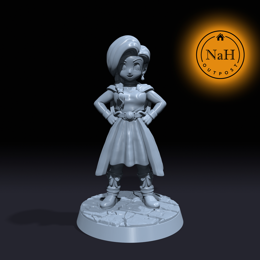 Sybill Goldenheart | Female Sorcerer or Wizard Miniature for Tabletop games like D&D and War Gaming| Dungeons and Dragons Mini | RN estudio