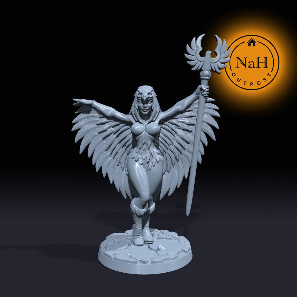 Soa-Ra, Heart of the Wildwood | Female Sorcerer | Druid | Sexy Pinup miniature for Tabletop games like D&D and War Gaming| Dungeons and Dragons Mini | RN estudio
