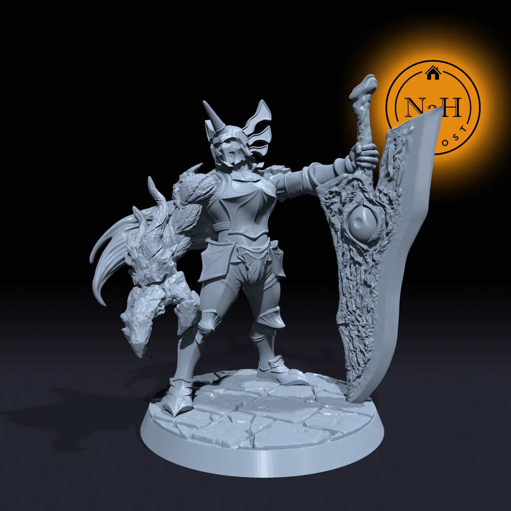 Draven Soulclaimer | Ephialtes | Demonic Knight or Warlock miniature for Tabletop games like D&D and War Gaming| Dungeons and Dragons Mini