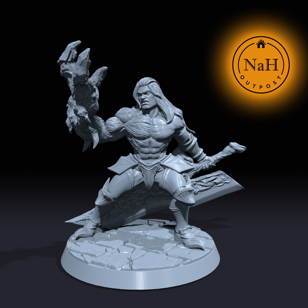 Draven Soulclaimer | Ephialtes | Demonic Knight or Warlock miniature for Tabletop games like D&D and War Gaming| Dungeons and Dragons Mini