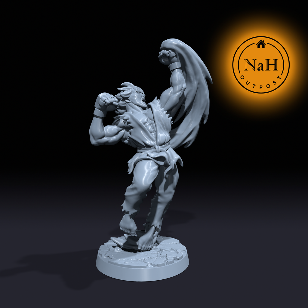 Ryu Dragonstrike | THE Kyle | Martial Artist | Monk  miniature for Tabletop games like D&D and War Gaming| Dungeons and Dragons Mini