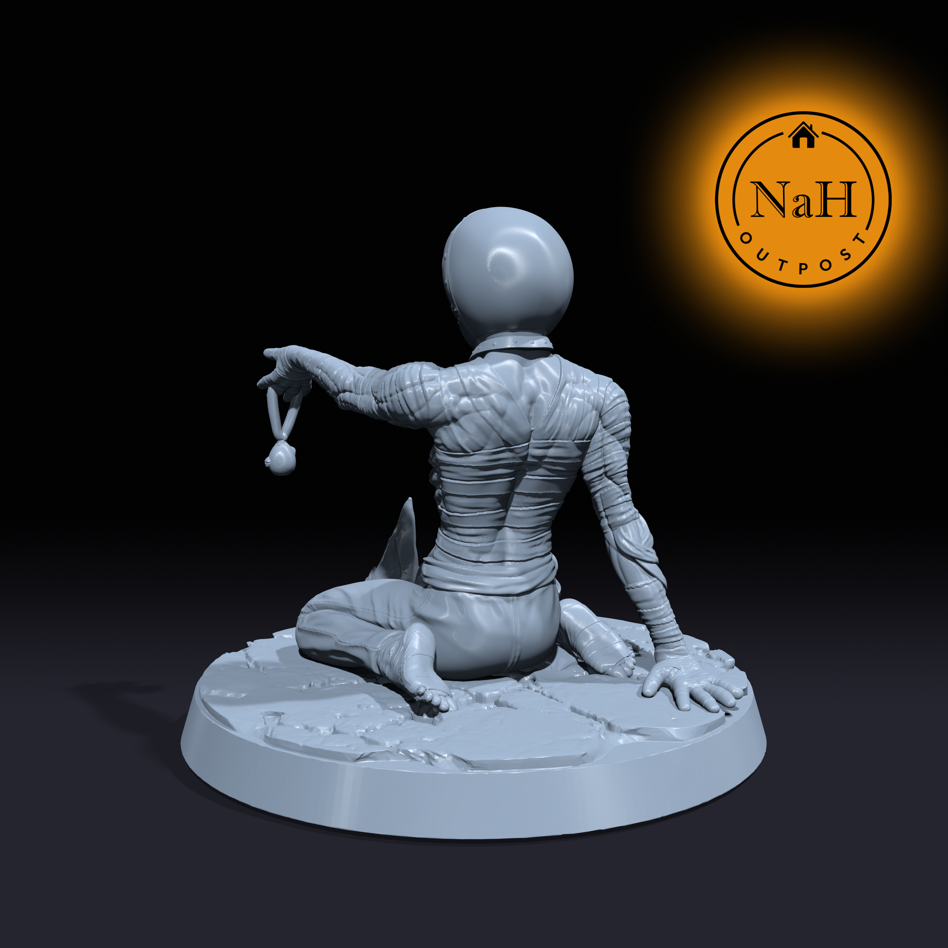 Femrill the Illusionist | Ilmater | Tortured God |Ascending Knight miniature for Tabletop games like D&D and War Gaming| Dungeons and Dragons Mini