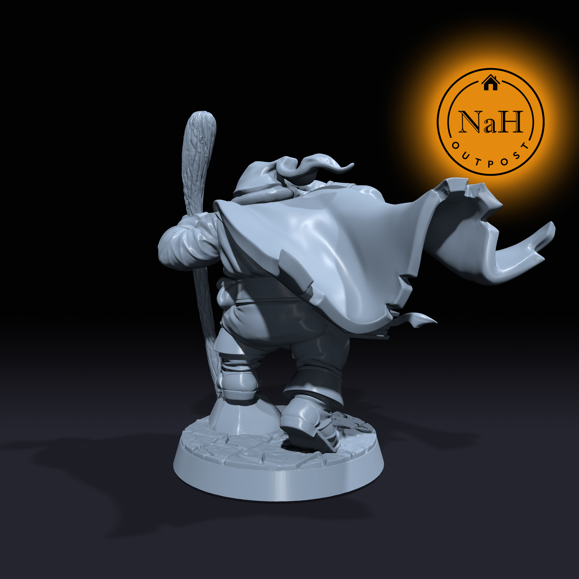 Durin Stonebeard, the Runecaster | Gimmyr | Dwarf miniature for Tabletop games like D&D and War Gaming| Dungeons and Dragons Mini | RN estudio