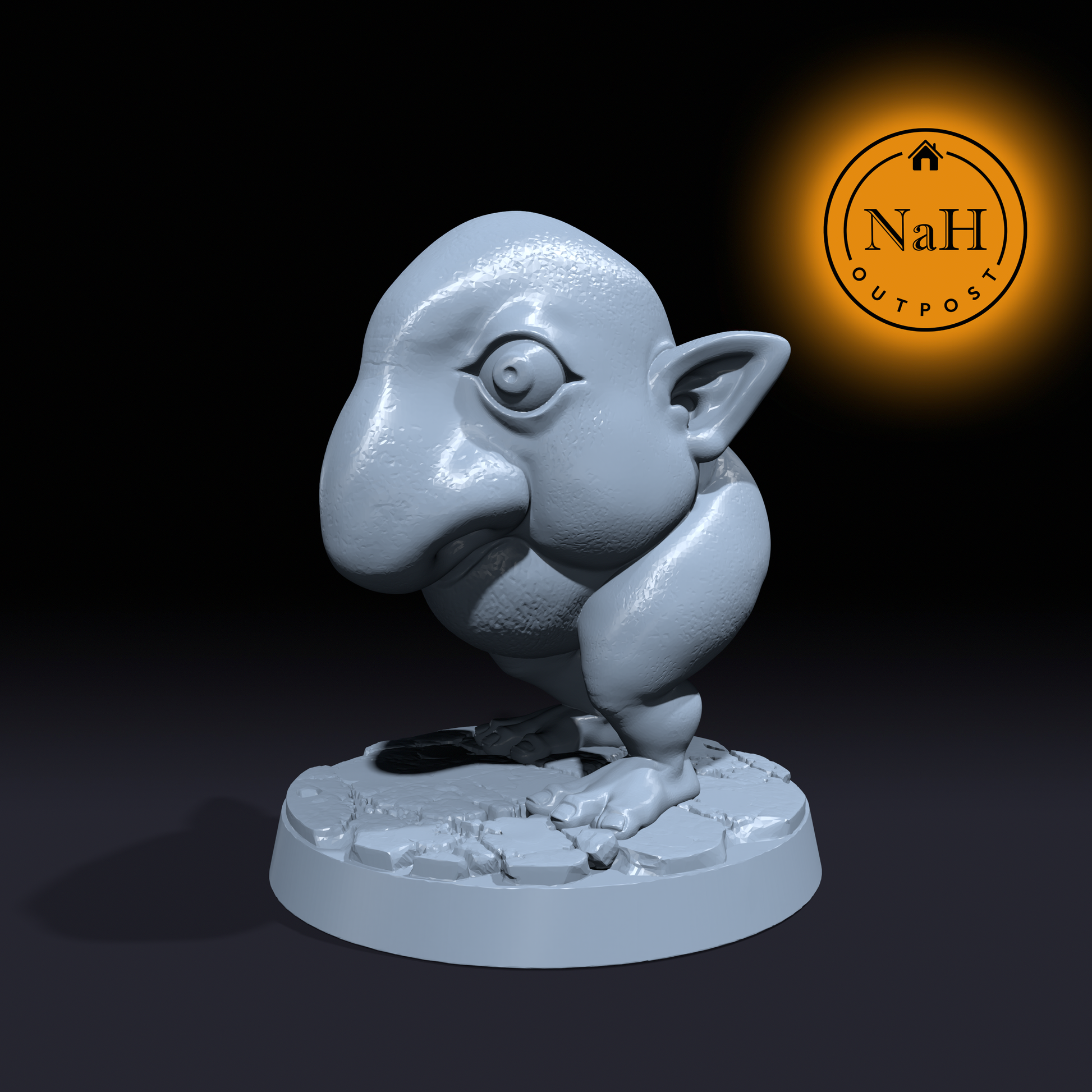 Blooper, the Bliss Bringer | Nobur |  Nose fairy miniature for Tabletop games like D&D and War Gaming| Dungeons and Dragons Mini | RN estudio
