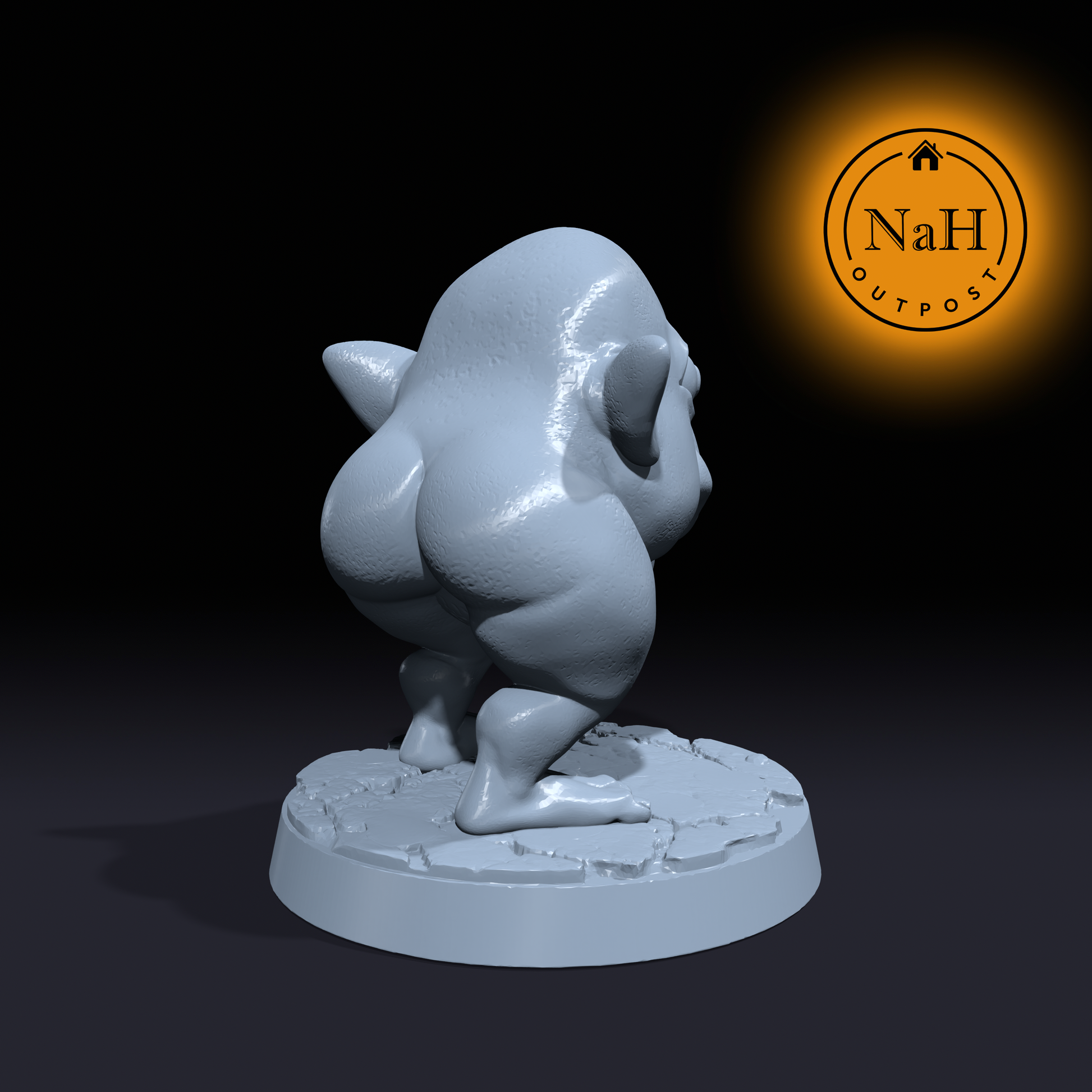 Blooper, the Bliss Bringer | Nobur |  Nose fairy miniature for Tabletop games like D&D and War Gaming| Dungeons and Dragons Mini | RN estudio