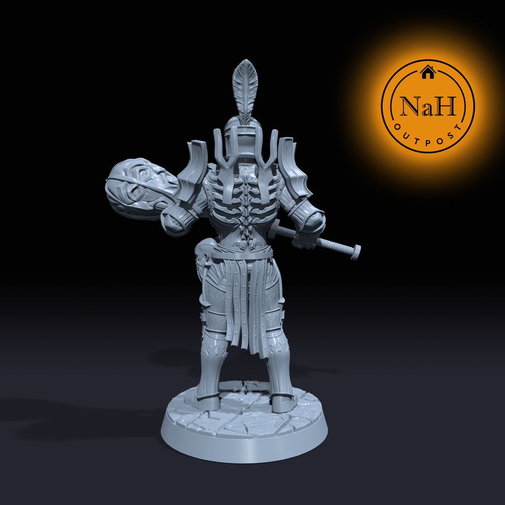Amladril Doomcaller | Death Knight Paladin Miniature | Tabletop Games D&D War Gaming | Dungeons and Dragons Mini