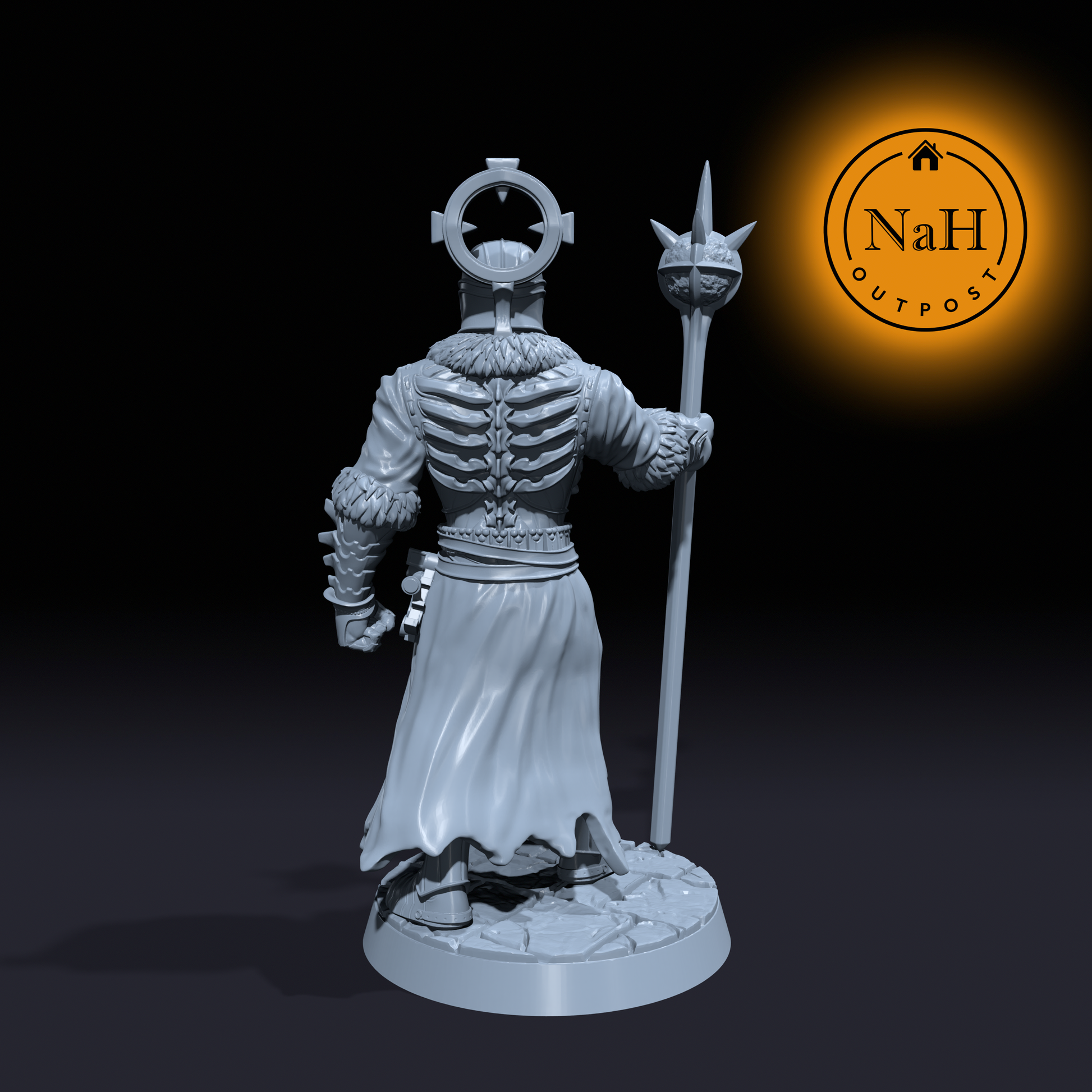 Anthiriel Shadowheart | Elven Death Priest Miniature | Tabletop Games D&D War Gaming | Dungeons and Dragons Mini