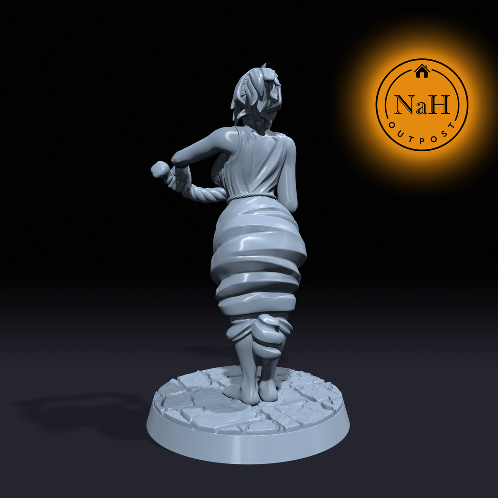 Beth Linenmaid | Washing Girl Townsfolk Miniature | Tabletop Games D&D War Gaming | Dungeons and Dragons Mini
