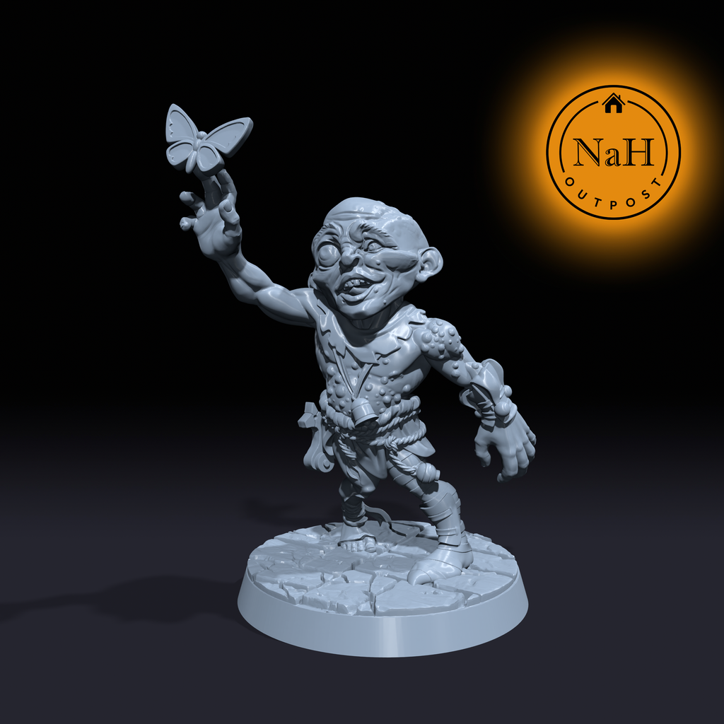 Grolu, the Gentle Wanderer | Gnome Miniature | Tabletop Games D&D War Gaming | Dungeons and Dragons Mini