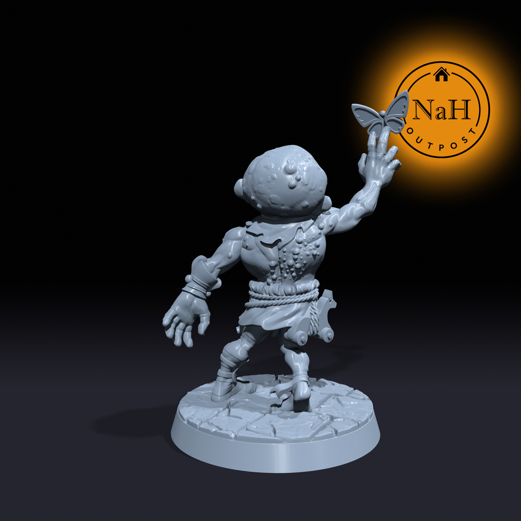 Grolu, the Gentle Wanderer | Gnome Miniature | Tabletop Games D&D War Gaming | Dungeons and Dragons Mini