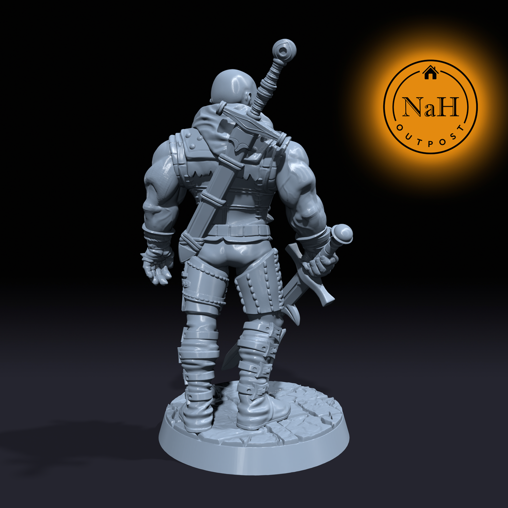 Khramdor Spellbreaker | Human or Goliath Fighter Mage Miniature | Tabletop Games D&D War Gaming | Dungeons and Dragons Mini