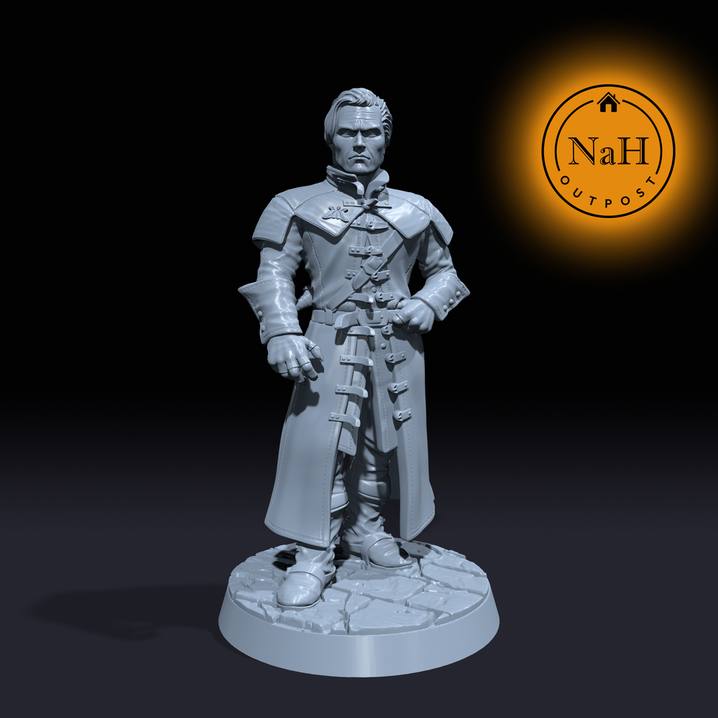 Vladreth Darkveil |  Vampire Noble Miniature | Tabletop Games D&D War Gaming | Dungeons and Dragons Mini