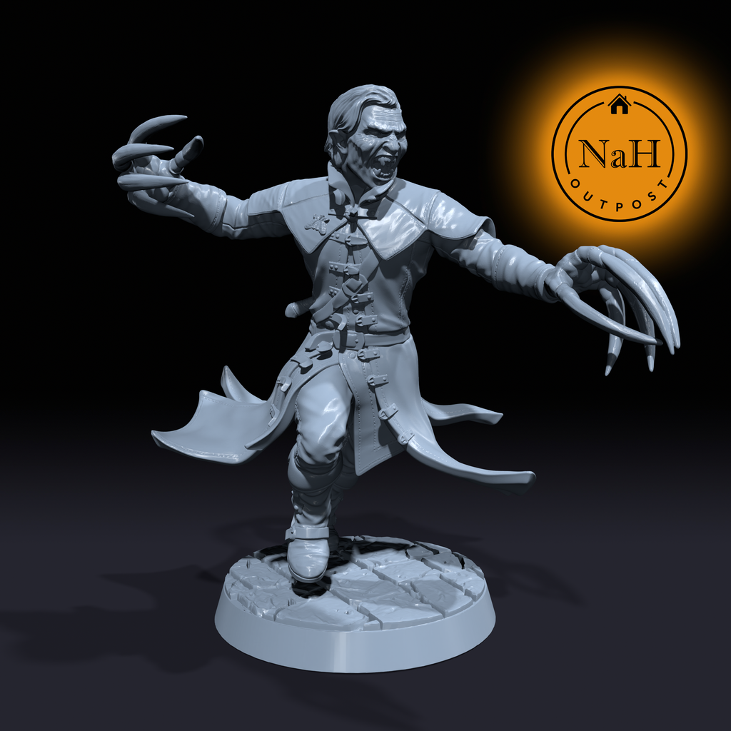 Vladreth Darkveil |  Vampire Noble Miniature | Tabletop Games D&D War Gaming | Dungeons and Dragons Mini