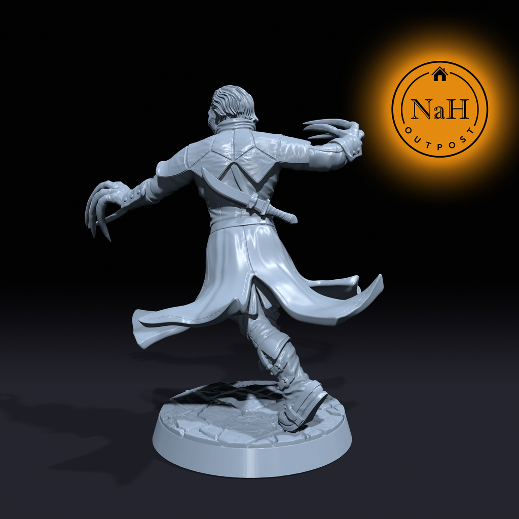 Vladreth Darkveil |  Vampire Noble Miniature | Tabletop Games D&D War Gaming | Dungeons and Dragons Mini