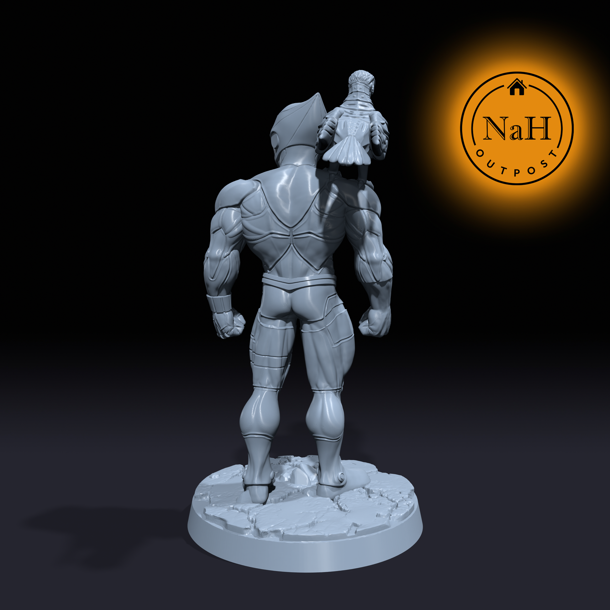 Kaelith Ironfeather | Hawkith with Familiar | Artificer | Solider miniature for Tabletop games like D&D and War Gaming| Dungeons and Dragons Mini | RN estudio