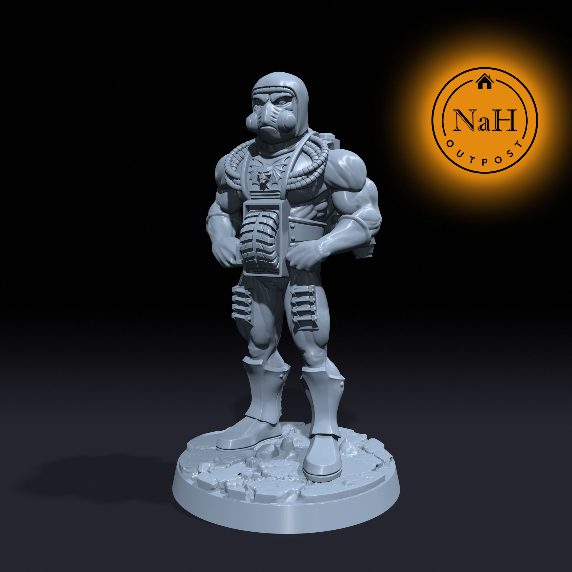 Jorven Cogspark | Rocketman | Artificer miniature for Tabletop games like D&D and War Gaming| Dungeons and Dragons Mini | RN estudio