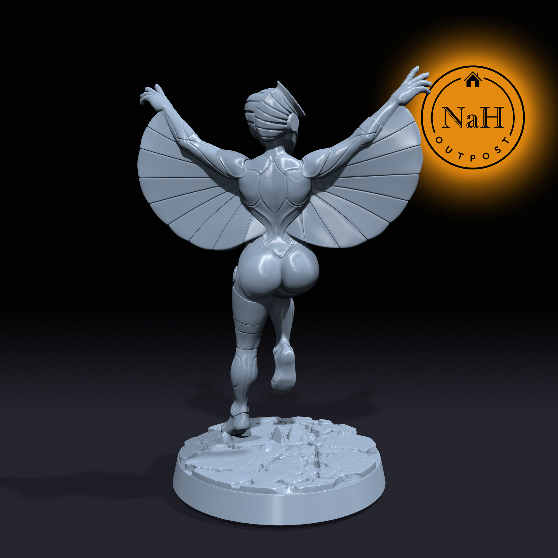 Aria Skyforge | Ladybird | Female Artificer miniature for Tabletop games like D&D and War Gaming| Dungeons and Dragons Mini | RN estudio