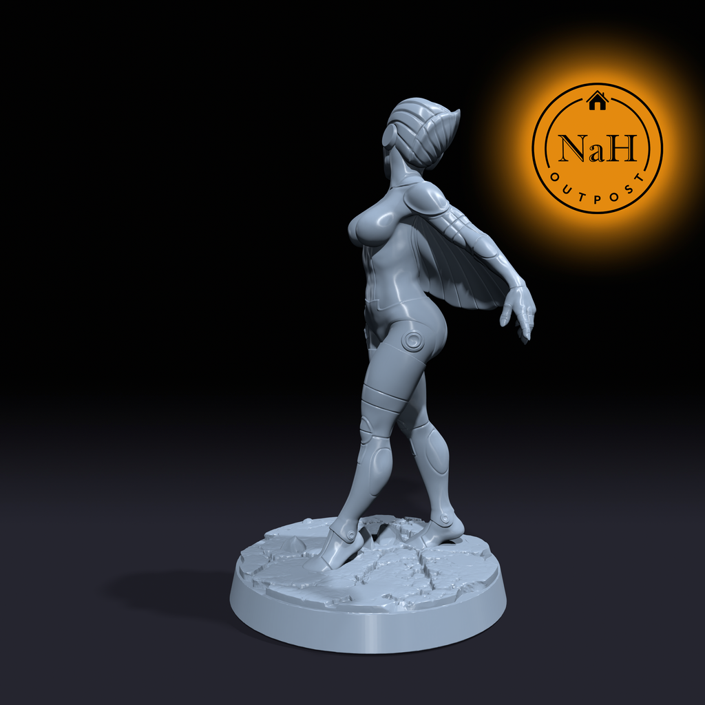 Sylara Featherwind | Ladybird | Female Artificer miniature for Tabletop games like D&D and War Gaming| Dungeons and Dragons Mini | RN estudio