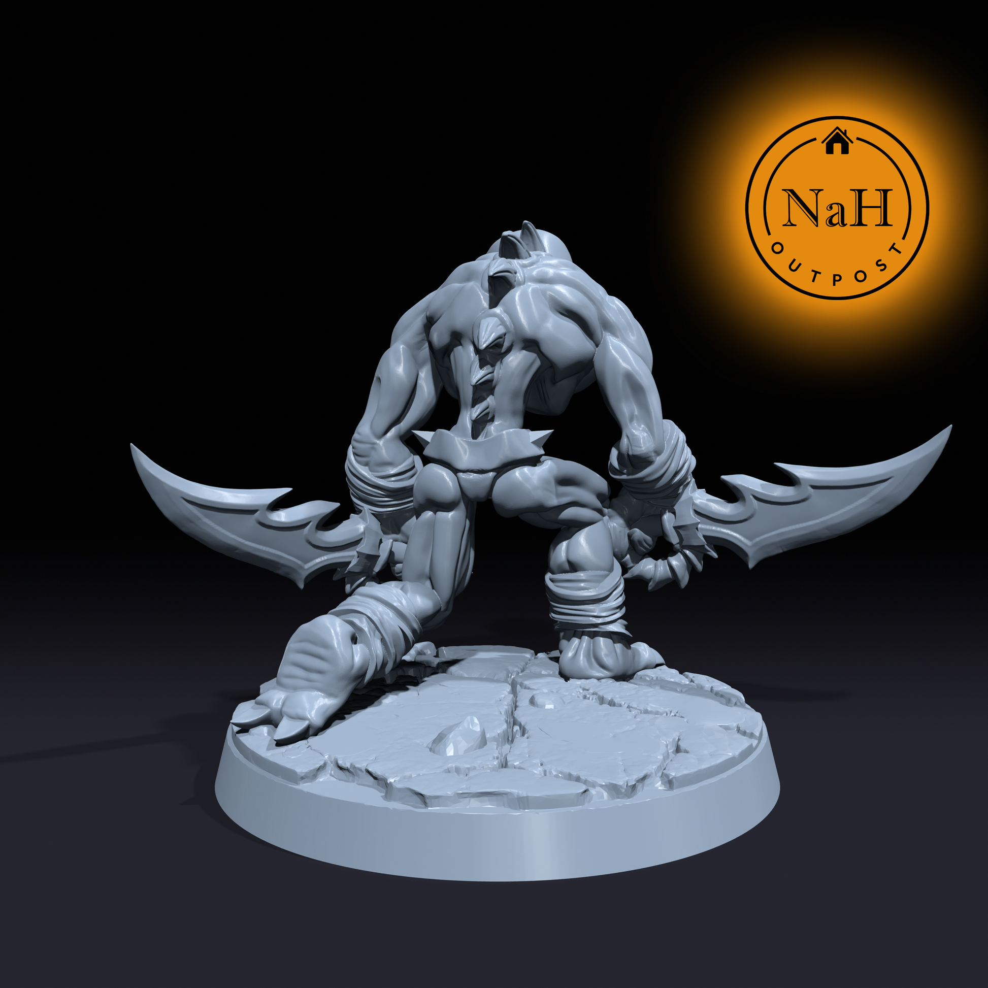Zarek Darksworn | Death | Shadow Stalker miniature for Tabletop games like D&D and War Gaming| Dungeons and Dragons Mini | RN estudio
