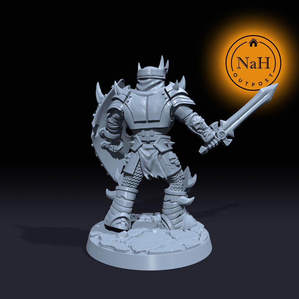 Grimblade, the Eternal Guardian | Skeleton Warrior miniature for Tabletop games like D&D and War Gaming| Dungeons and Dragons Mini | RN estudio