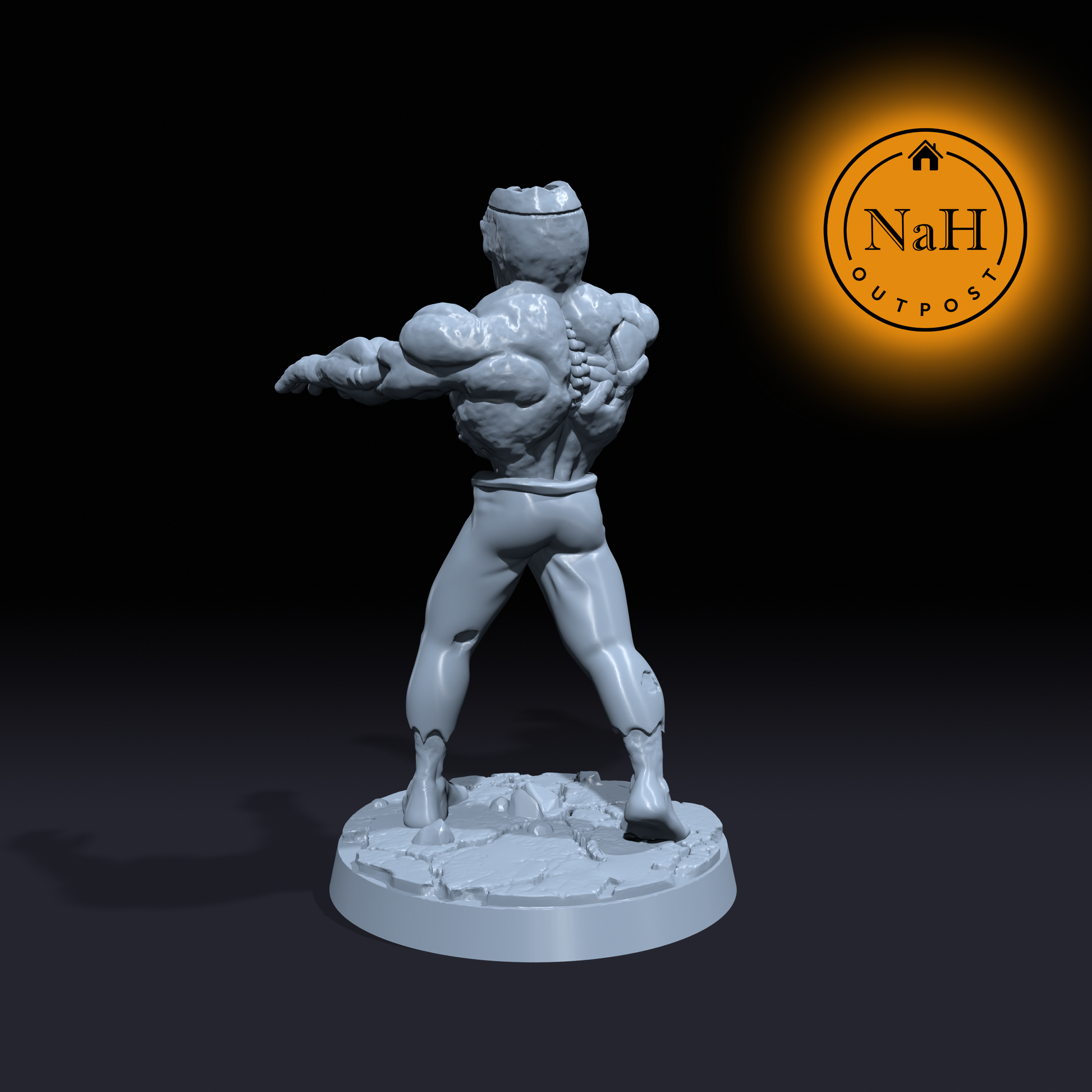 Rotwalker, the Undying Stalker | Undead Ghoul miniature for Tabletop games like D&D and War Gaming| Dungeons and Dragons Mini